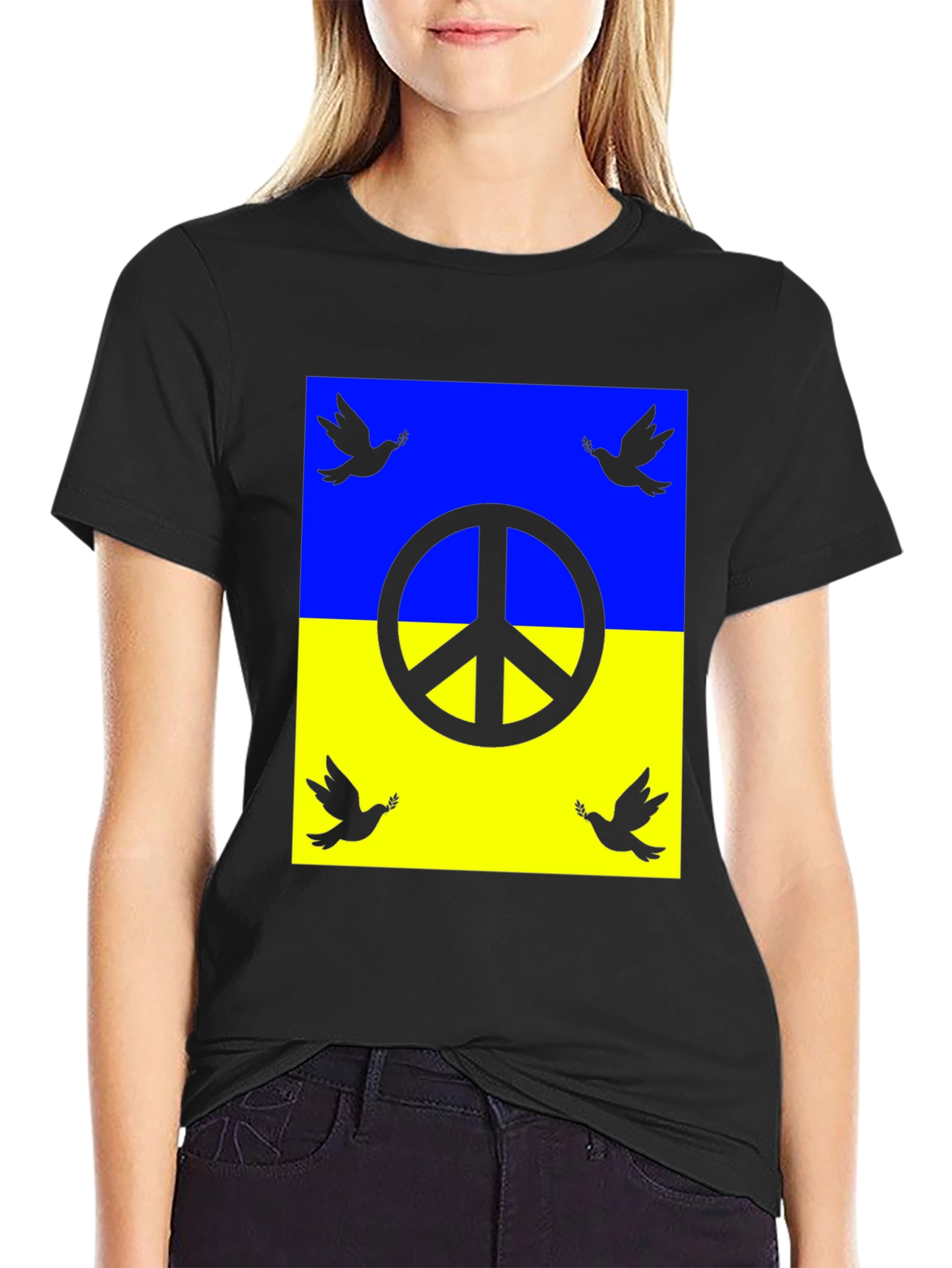Ukraine Peace Dove T-Shirt - Unisex Support