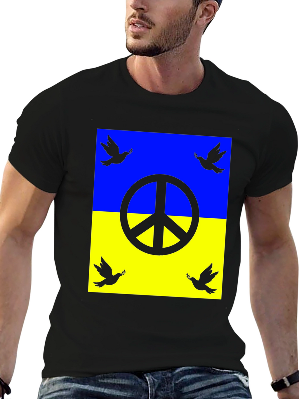 Ukraine Peace Dove T-Shirt - Unisex Support