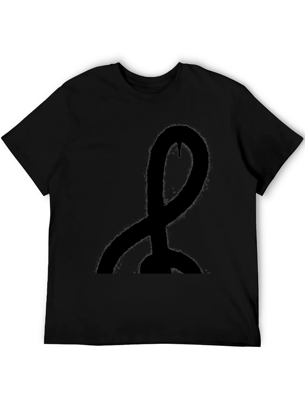 Statement Black Graphic Tee - Modern Style