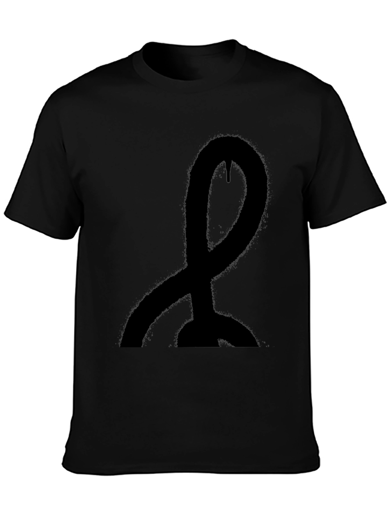 Statement Black Graphic Tee - Modern Style