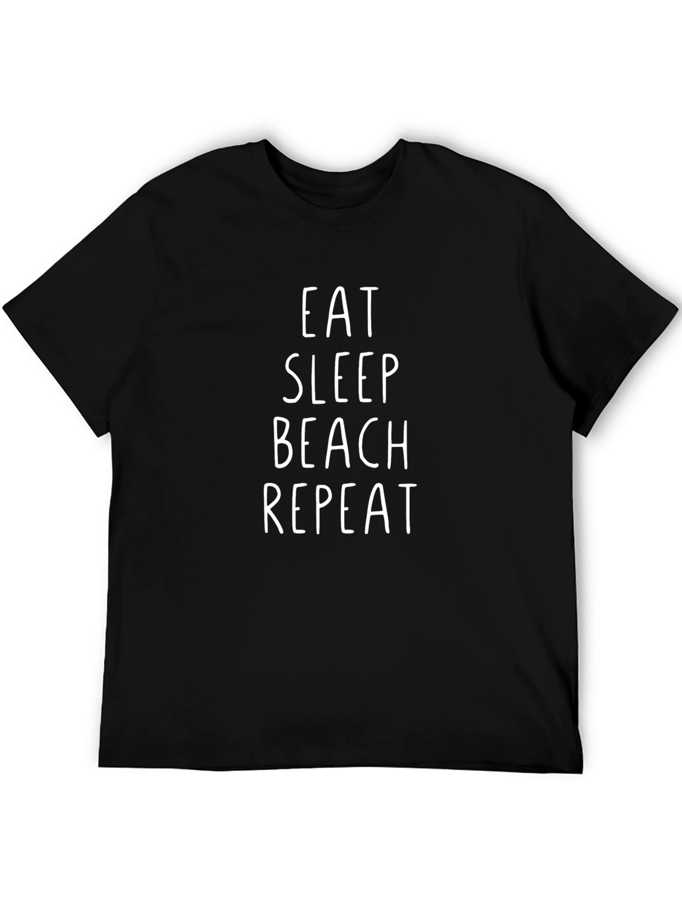 Eat Sleep Beach Repeat Graphic Tee