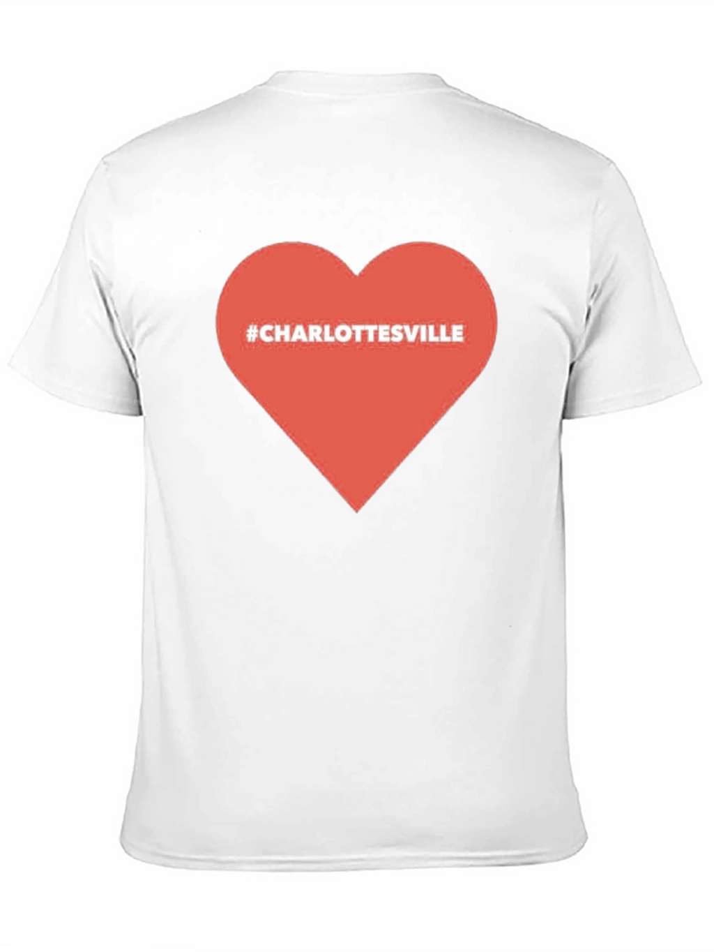 Charlottesville Heart T-Shirt - Show Your Support!