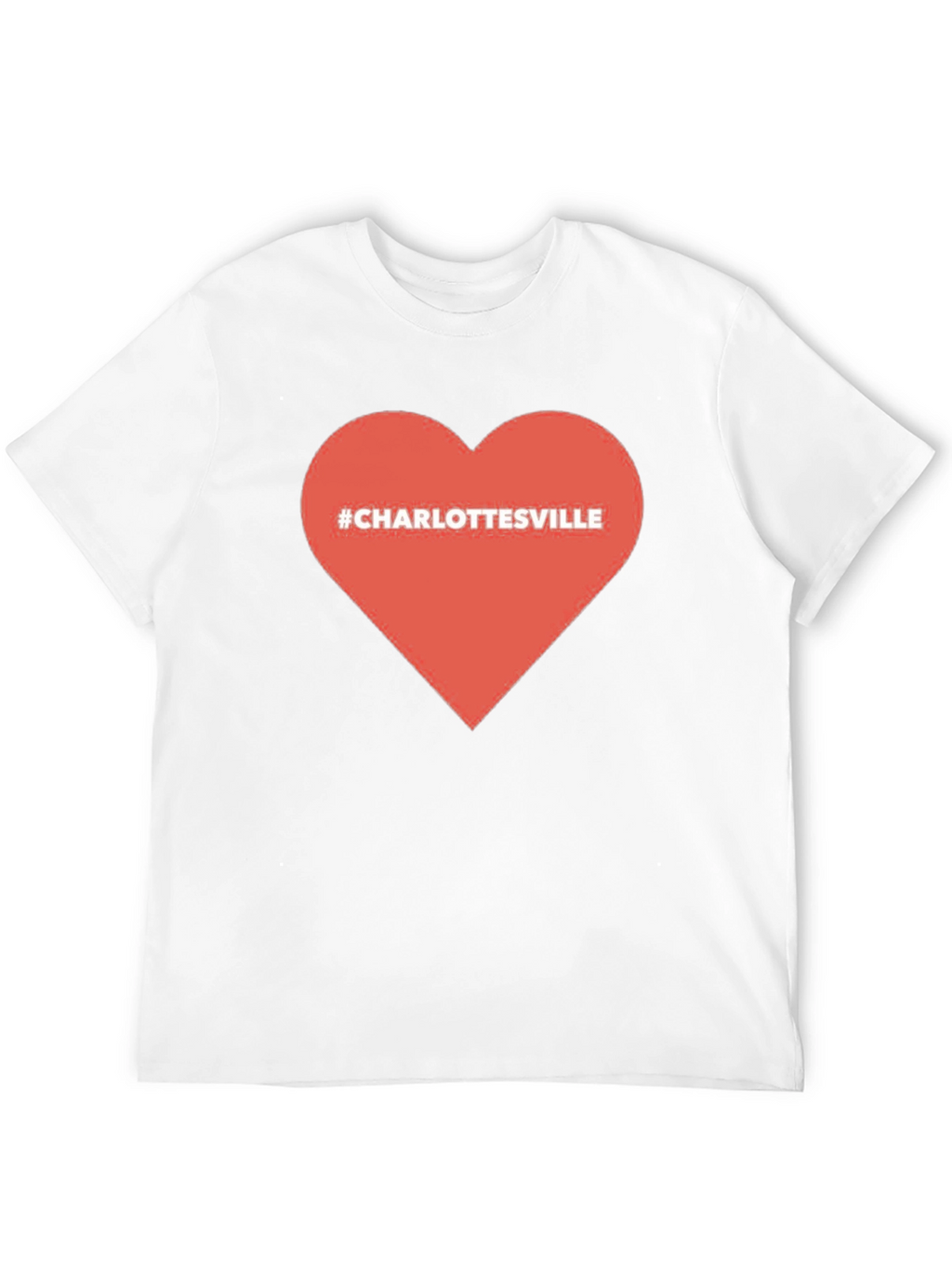 Charlottesville Heart T-Shirt - Show Your Support!