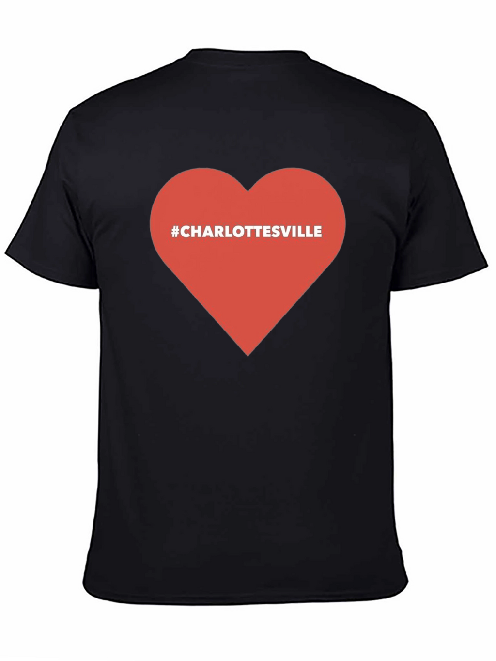 Charlottesville Heart T-Shirt - Show Your Support!