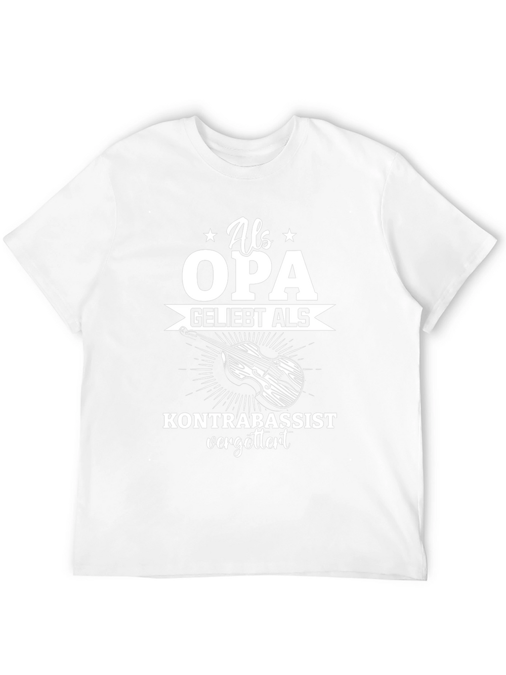 Als Opa Kontrabassist T-Shirt