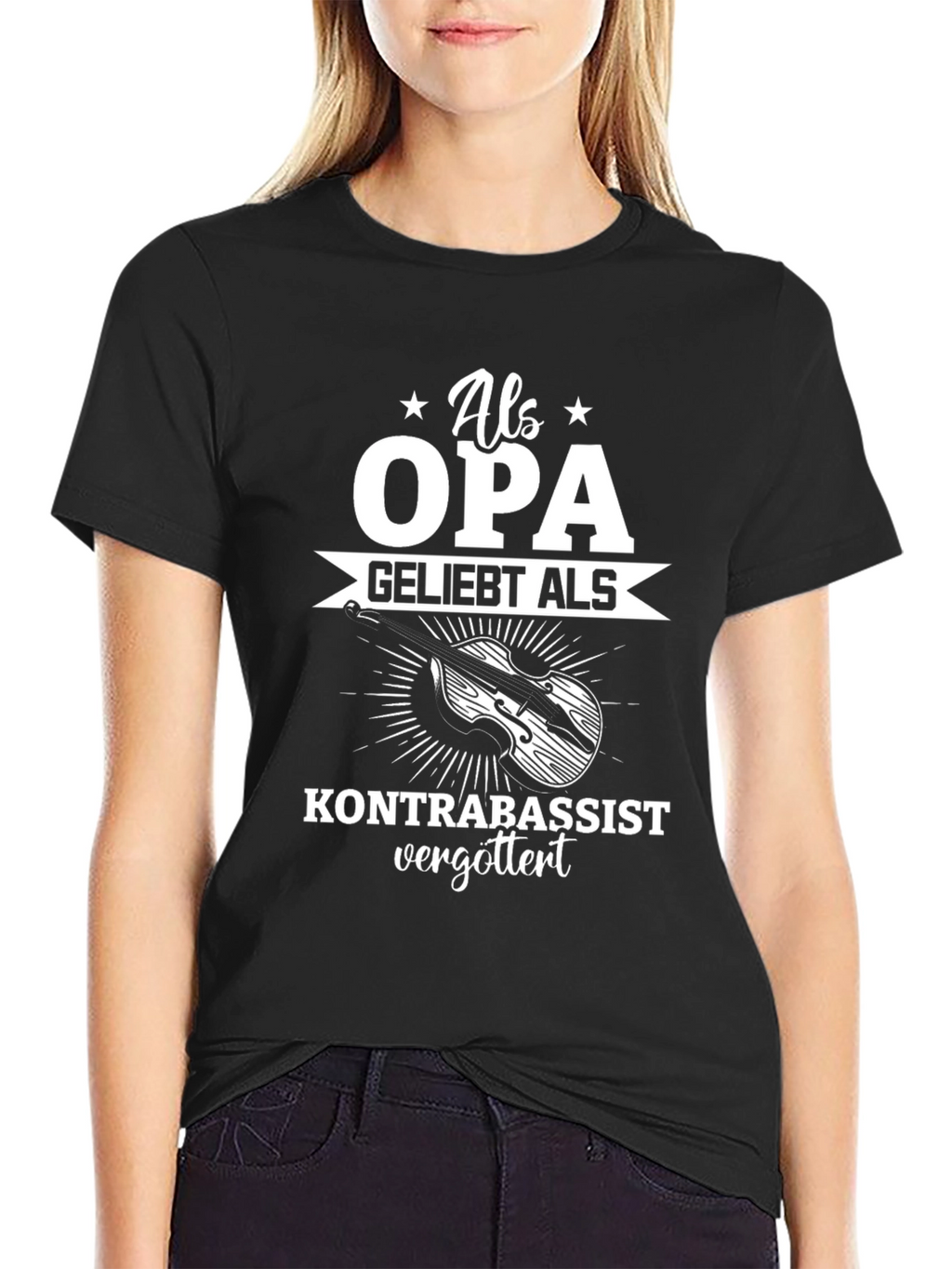 Als Opa Kontrabassist T-Shirt