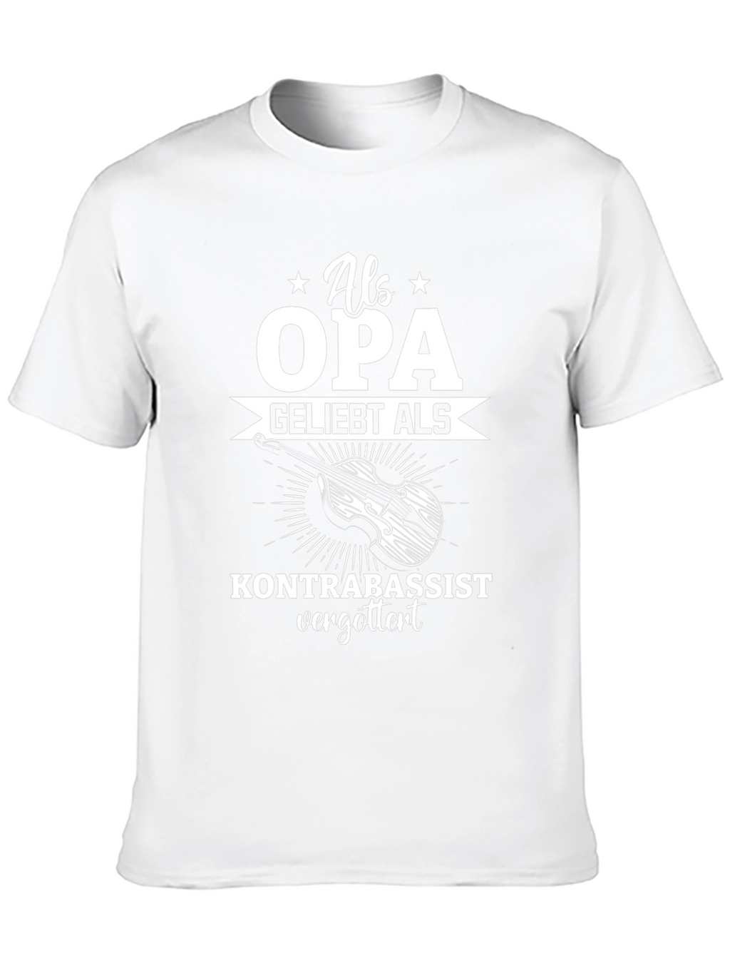 Als Opa Kontrabassist T-Shirt