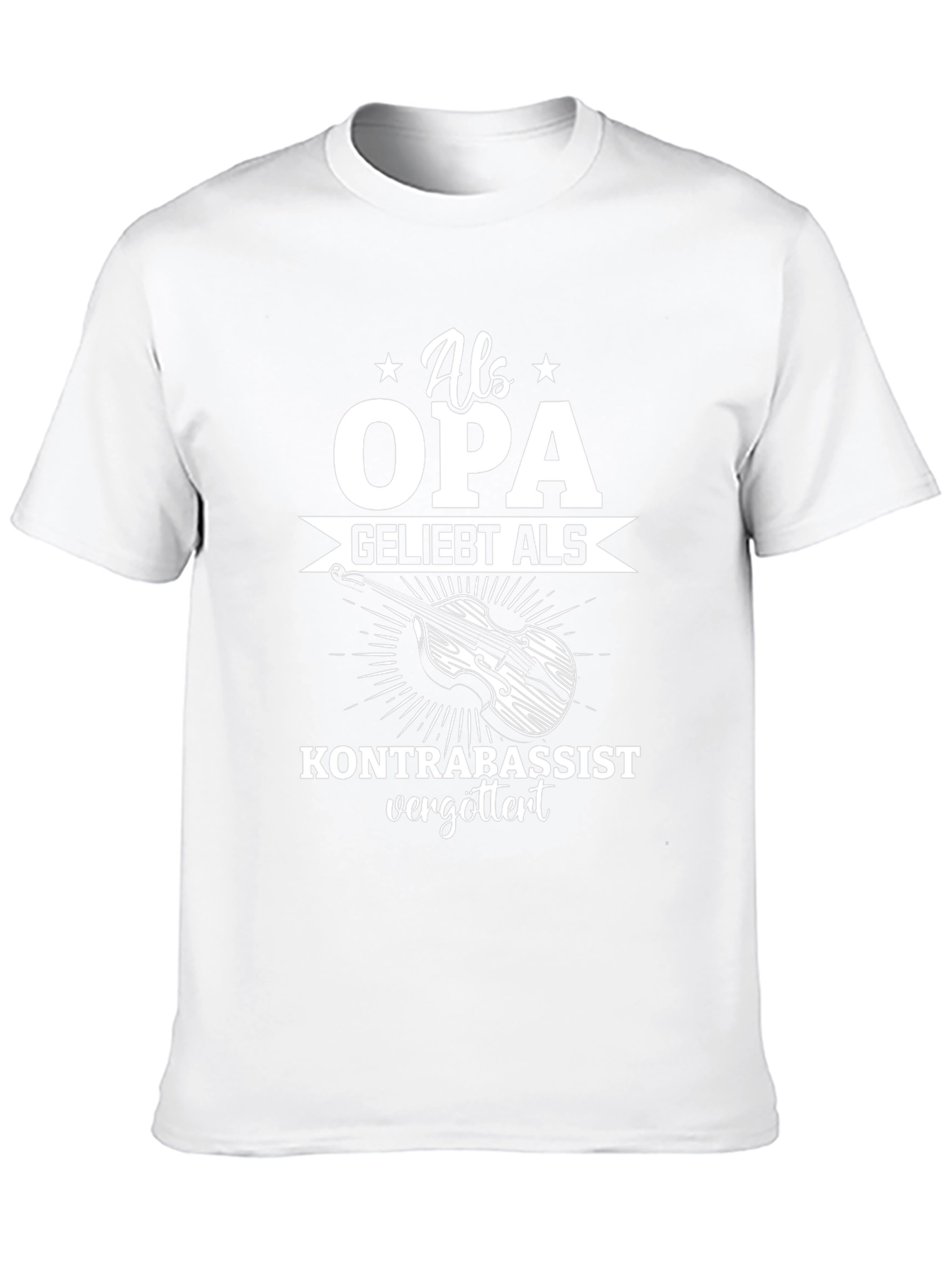 Als Opa Kontrabassist T-Shirt