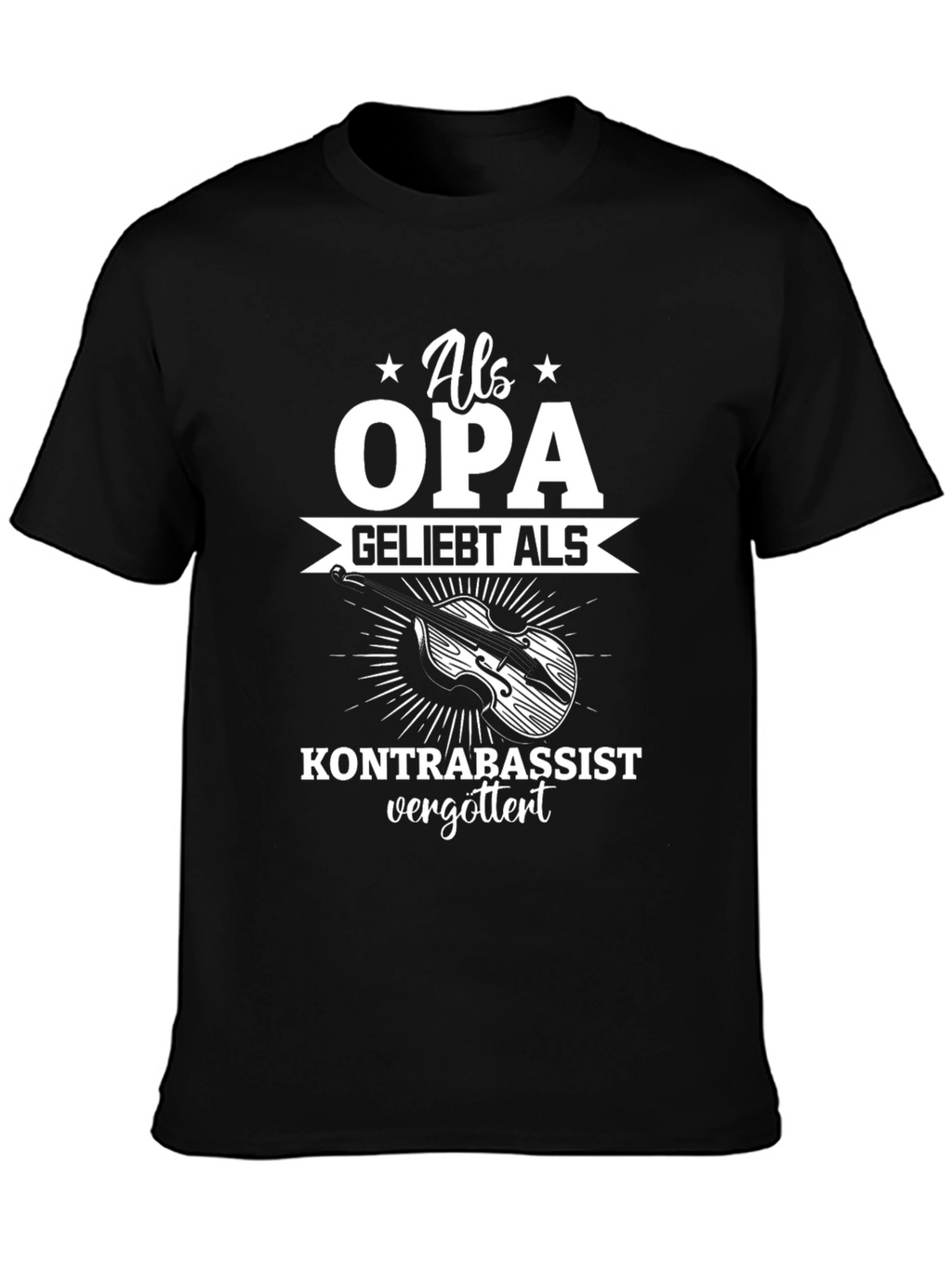 Als Opa Kontrabassist T-Shirt