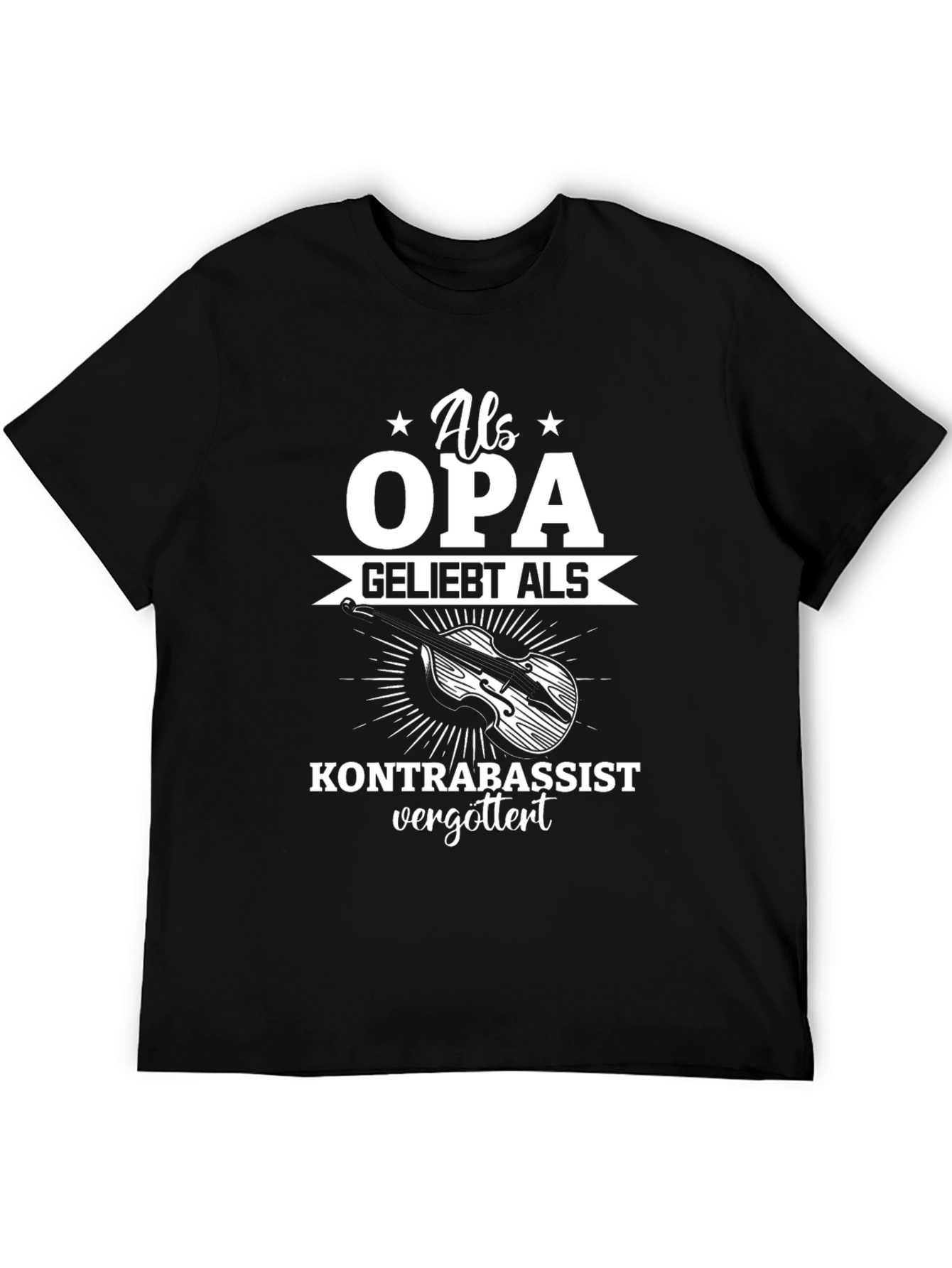 Als Opa Kontrabassist T-Shirt