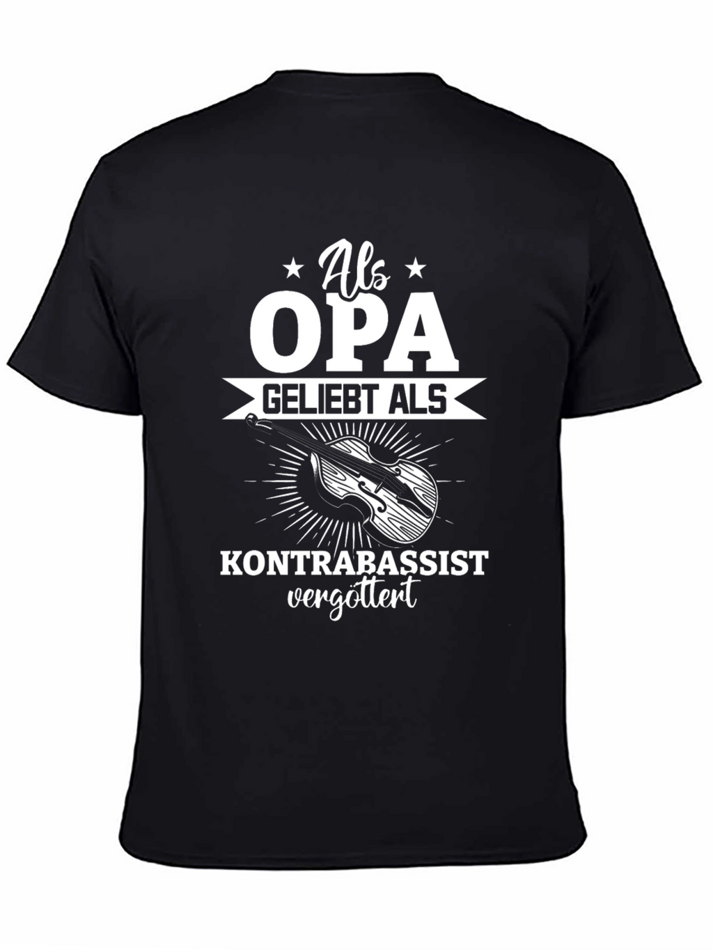 Als Opa Kontrabassist T-Shirt