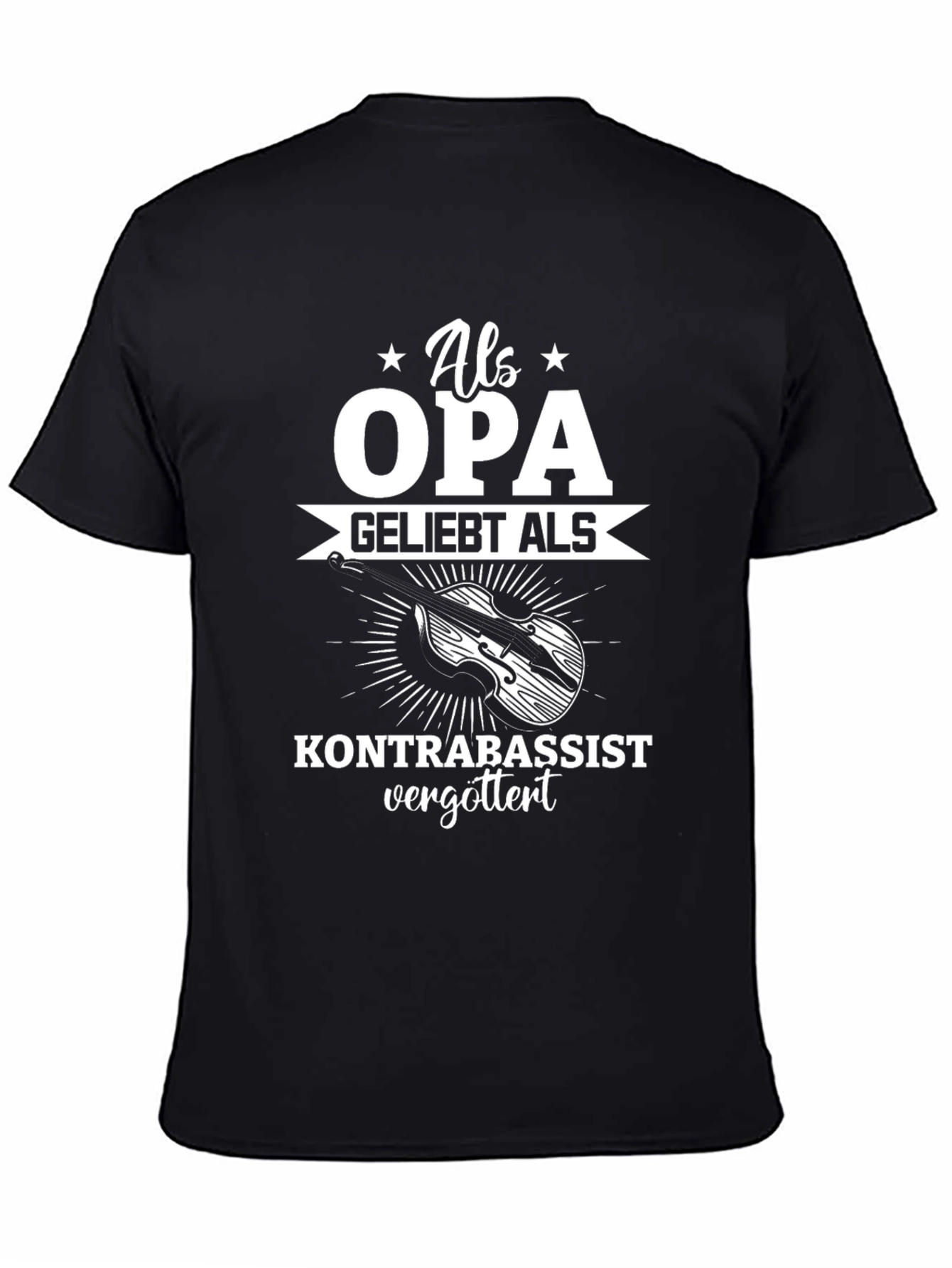 Als Opa Kontrabassist T-Shirt