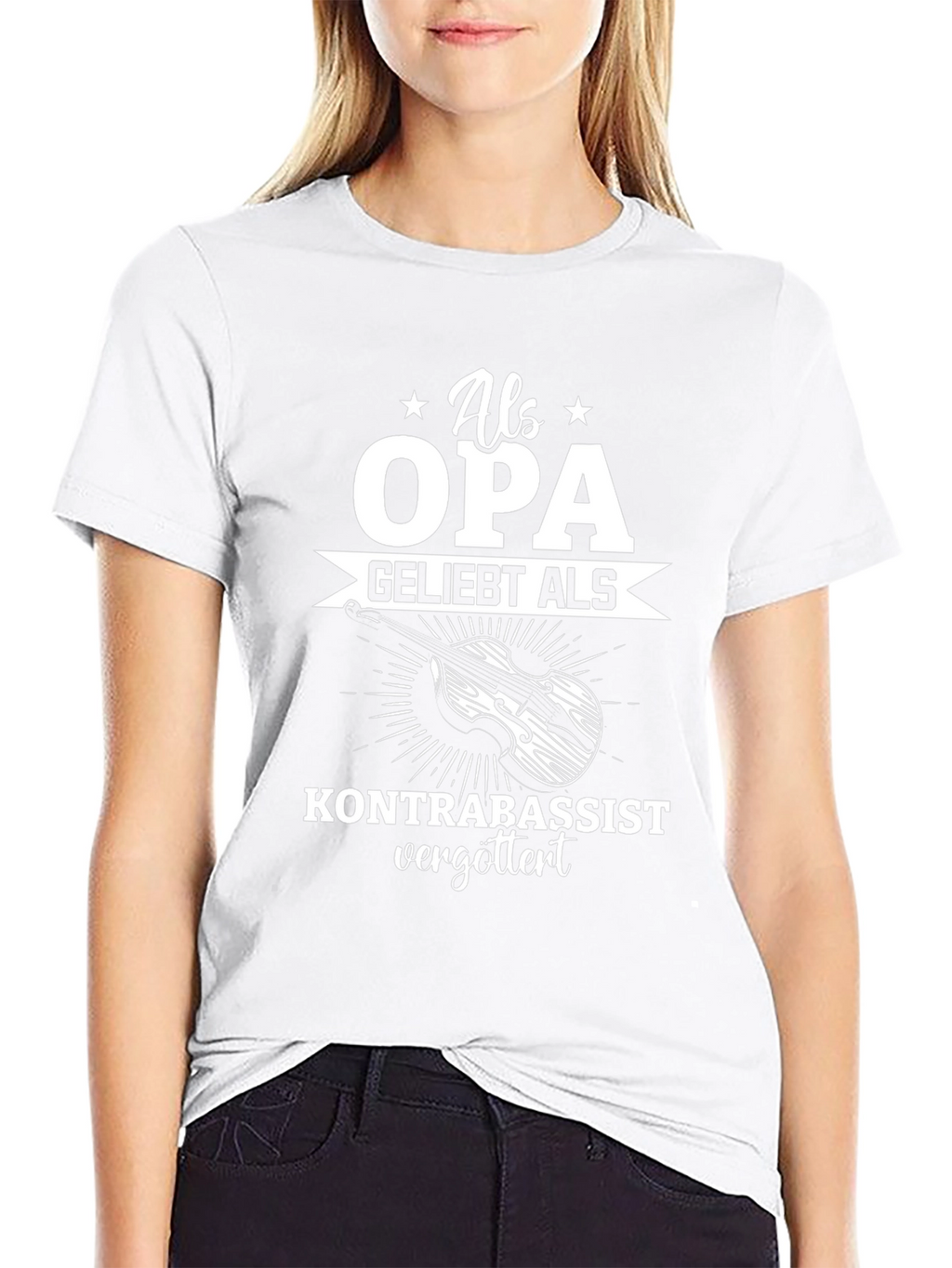 Als Opa Kontrabassist T-Shirt