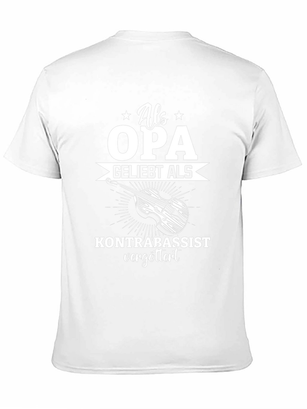 Als Opa Kontrabassist T-Shirt