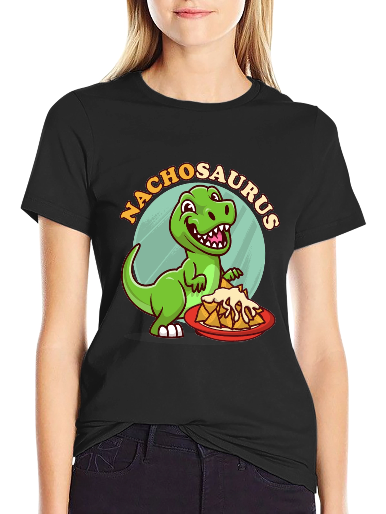 Nachosaurus T-Shirt - Dinosaur Nacho Lover Tee