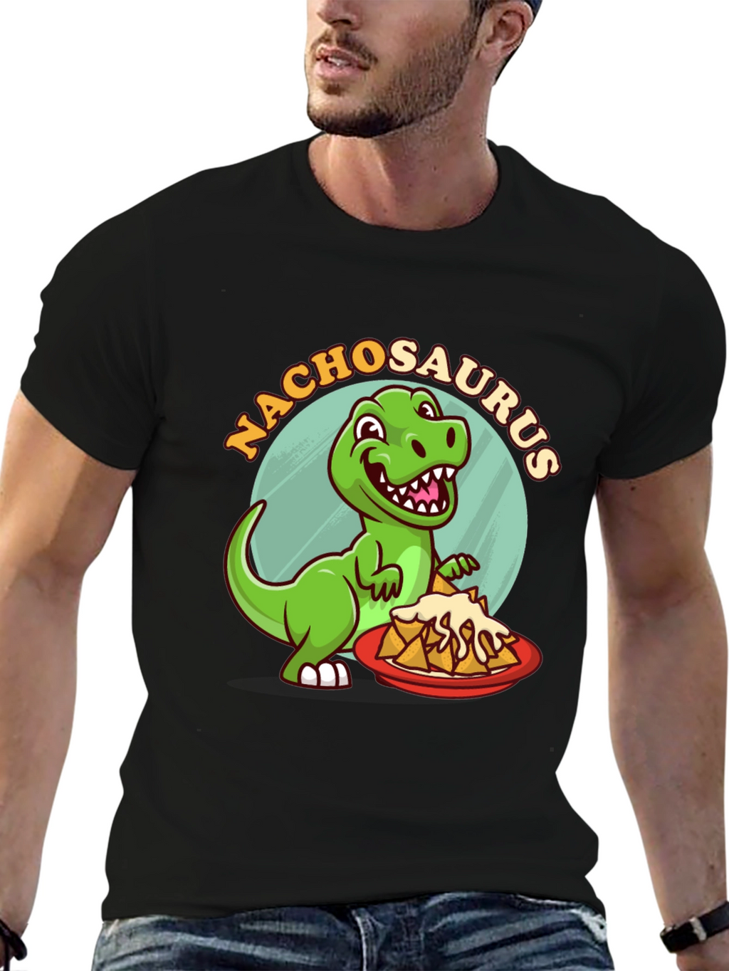 Nachosaurus T-Shirt - Dinosaur Nacho Lover Tee