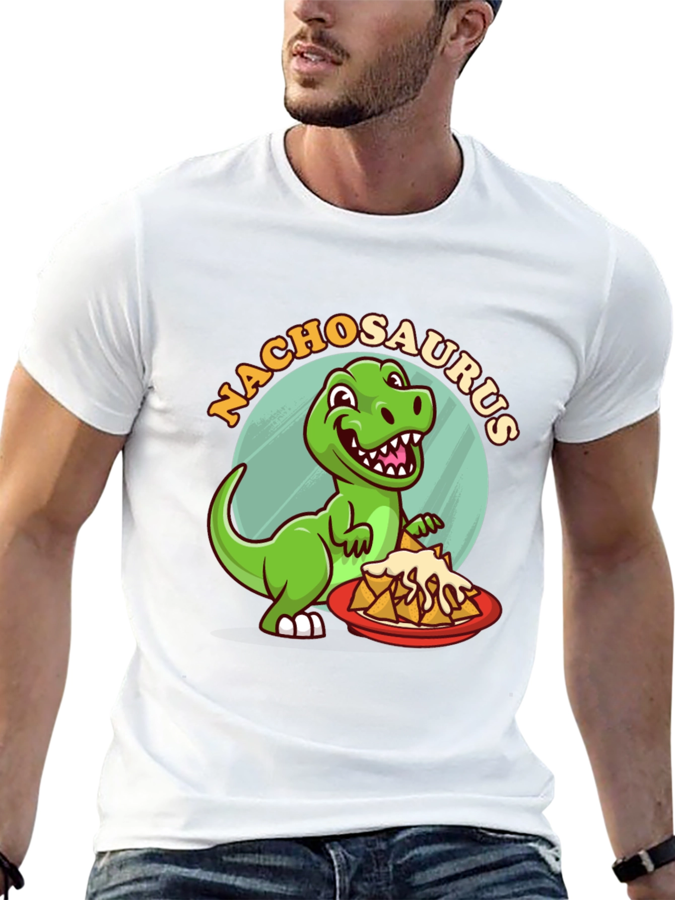 Nachosaurus T-Shirt - Dinosaur Nacho Lover Tee