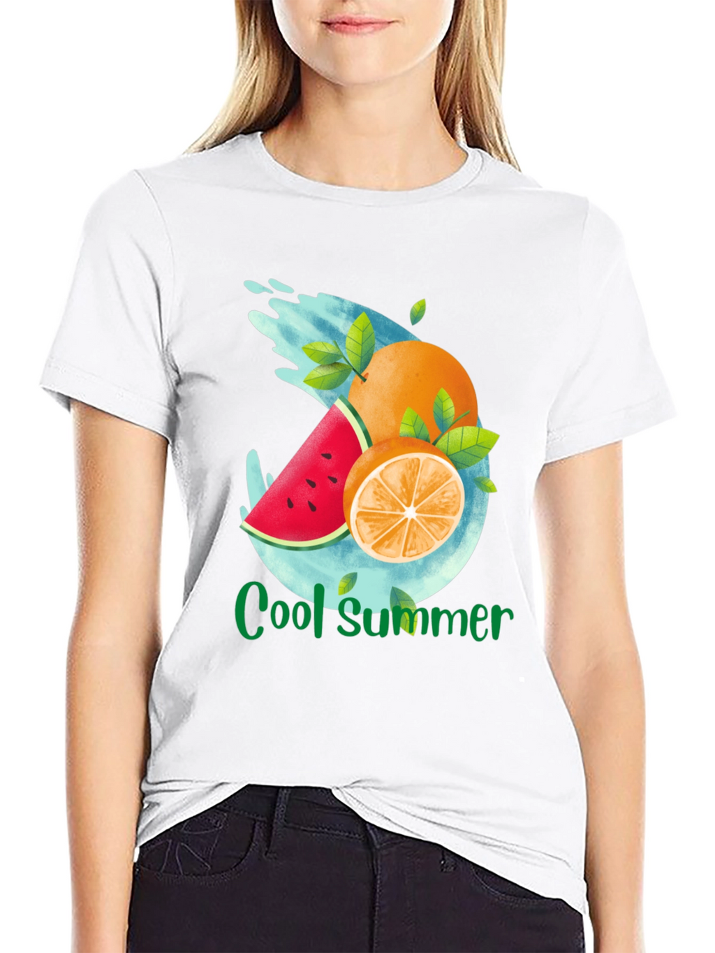 Cool Summer Fruit Graphic T-Shirt