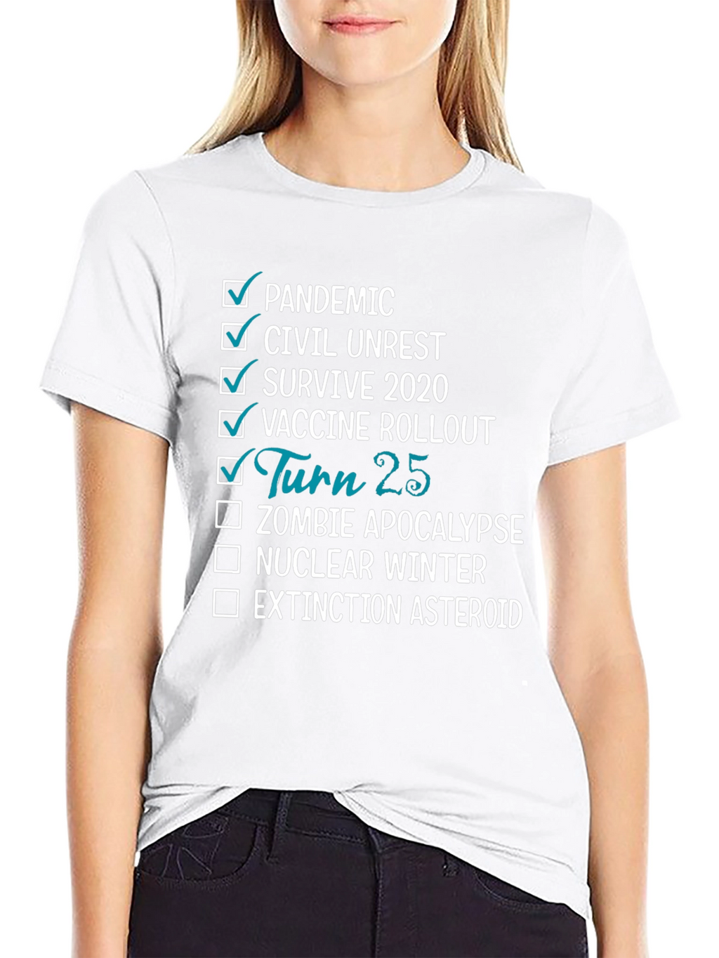 25th Birthday Pandemic Survivor T-Shirt