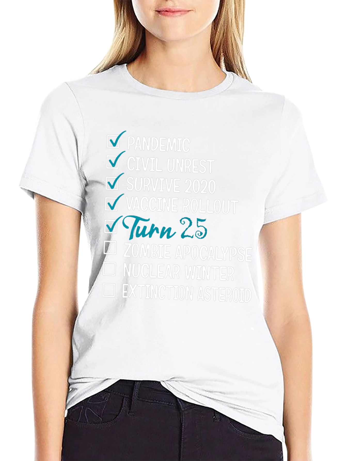 25th Birthday Pandemic Survivor T-Shirt