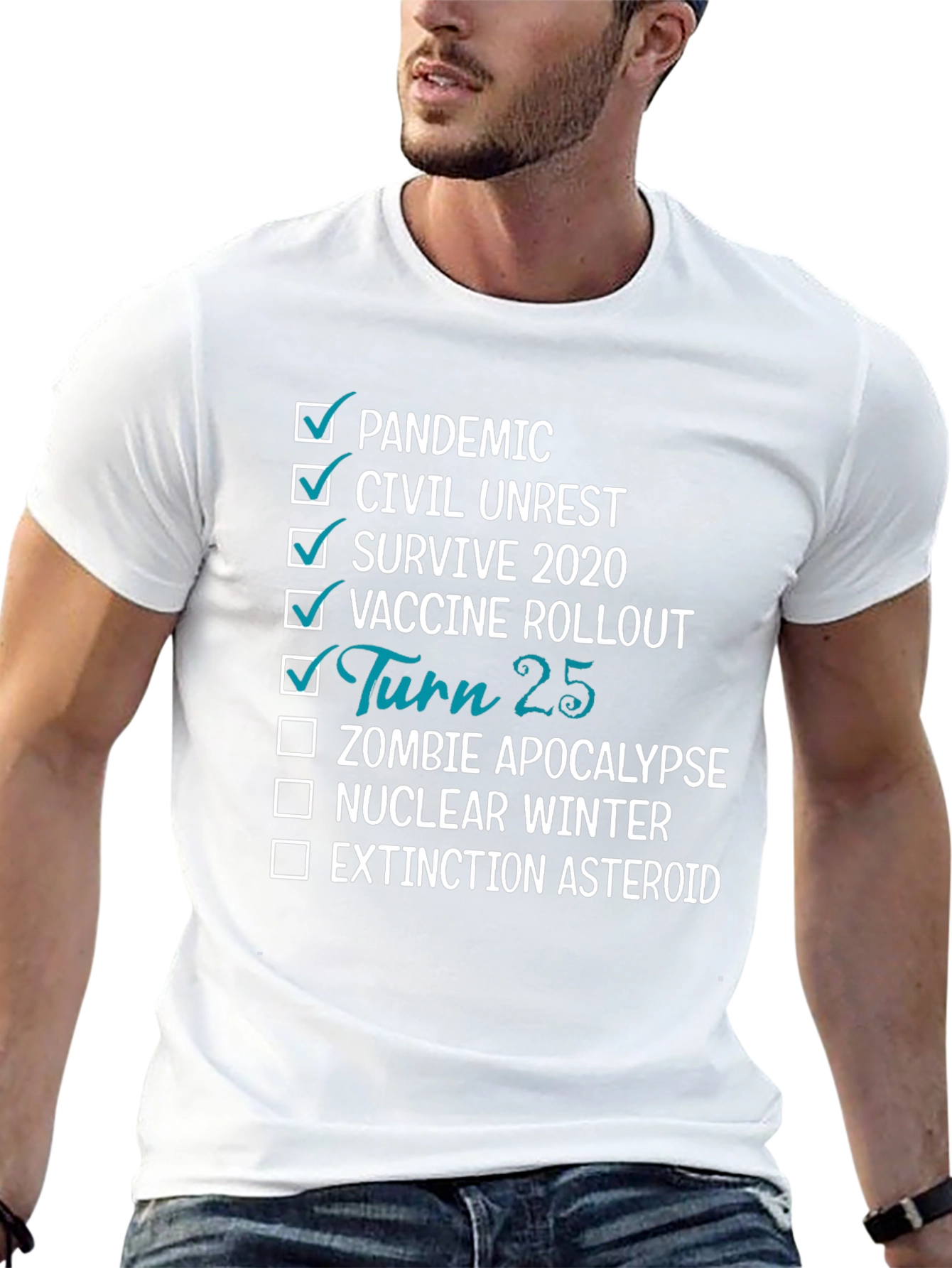 25th Birthday Pandemic Survivor T-Shirt