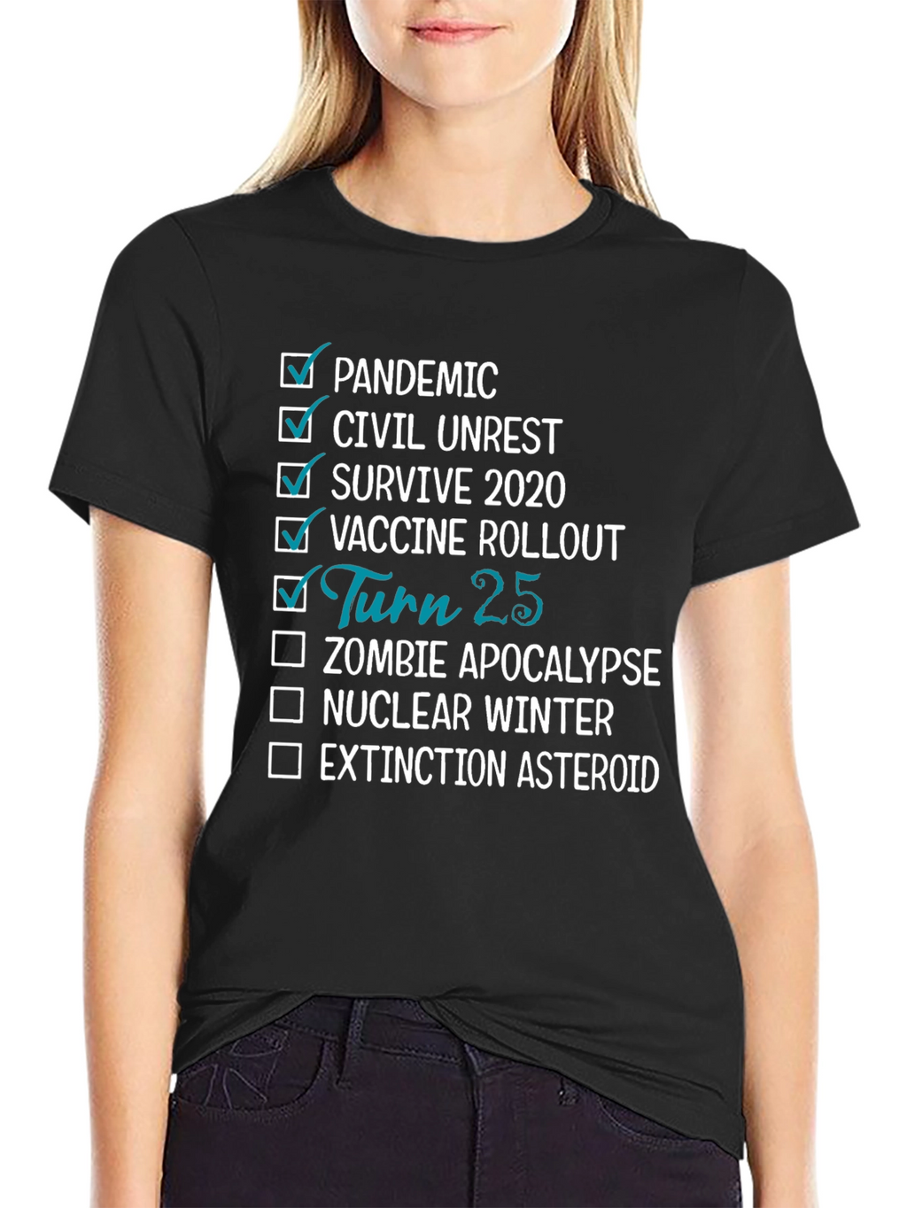 25th Birthday Pandemic Survivor T-Shirt