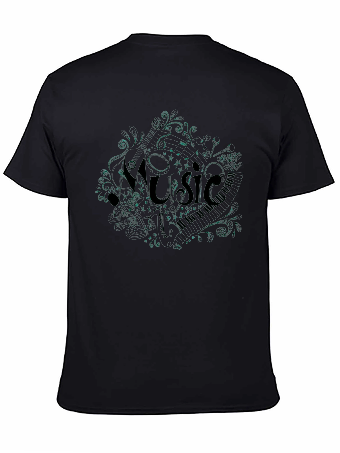 Music Notes T-Shirt - Stylish Graphic Tee