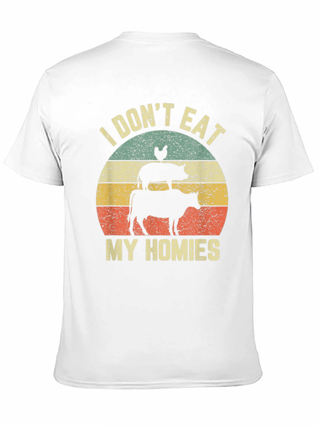 Vegan I Dont Eat My Homies Graphic Tee