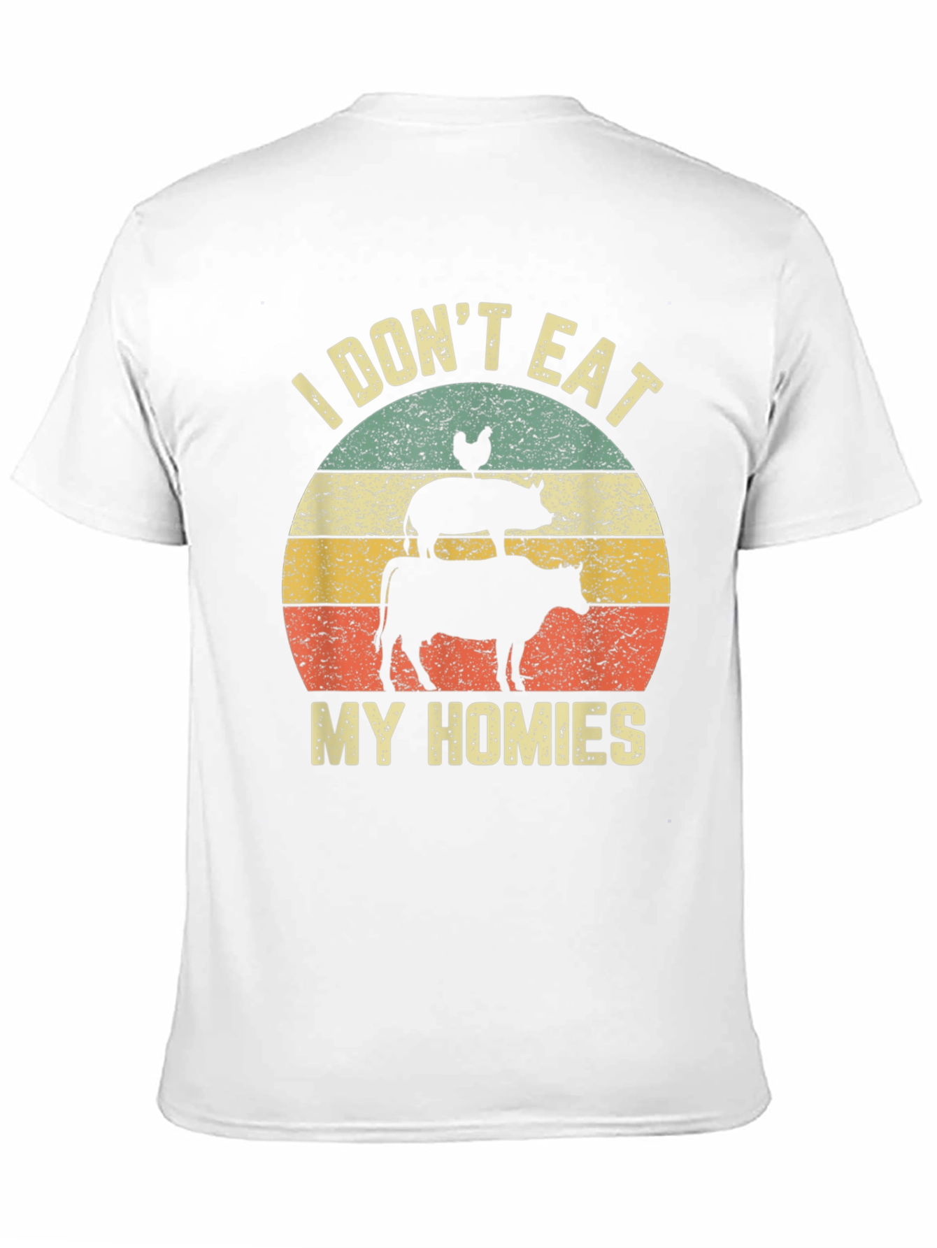 Vegan I Dont Eat My Homies Graphic Tee