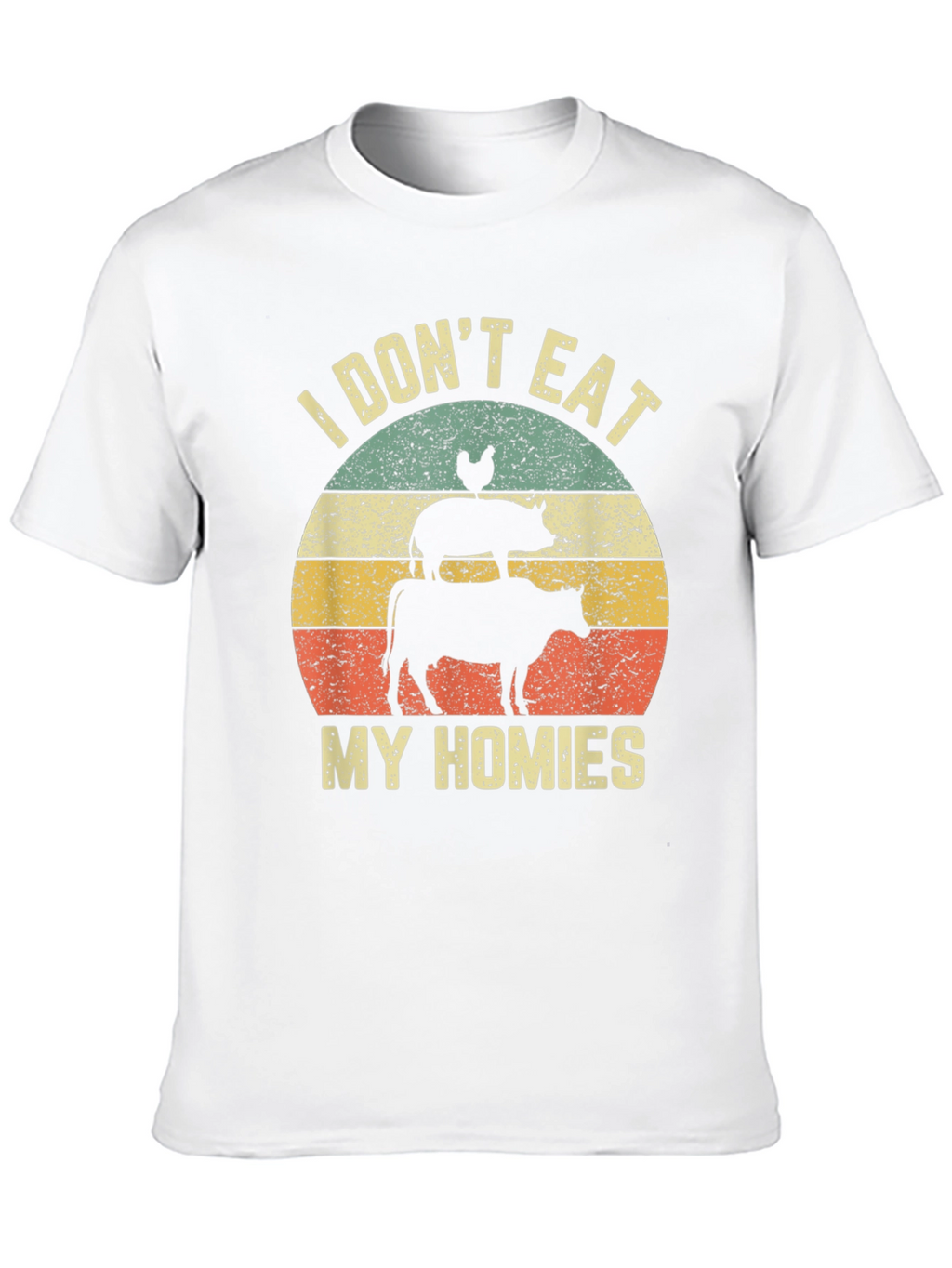 Vegan I Dont Eat My Homies Graphic Tee