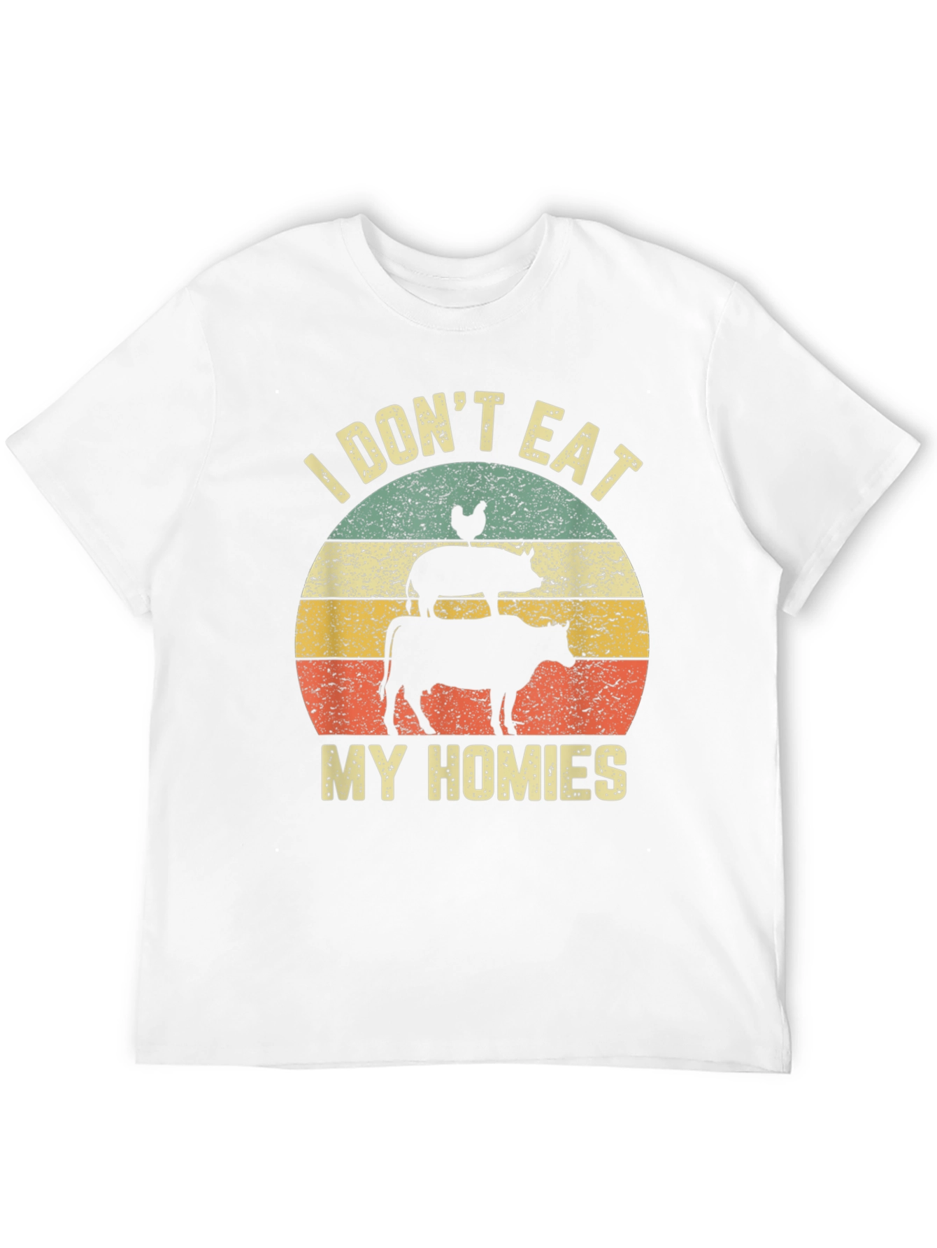 Vegan I Dont Eat My Homies Graphic Tee
