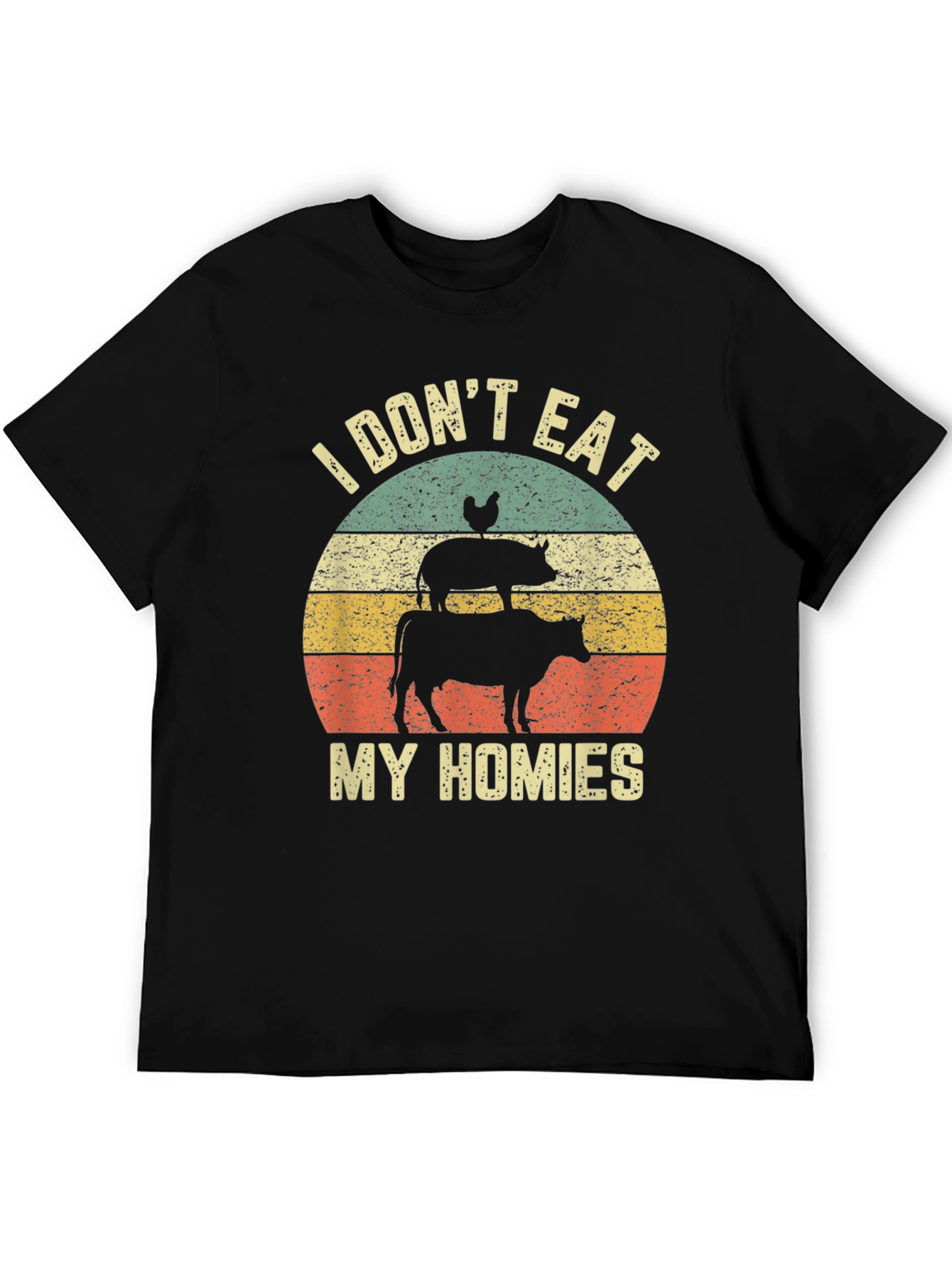 Vegan I Dont Eat My Homies Graphic Tee
