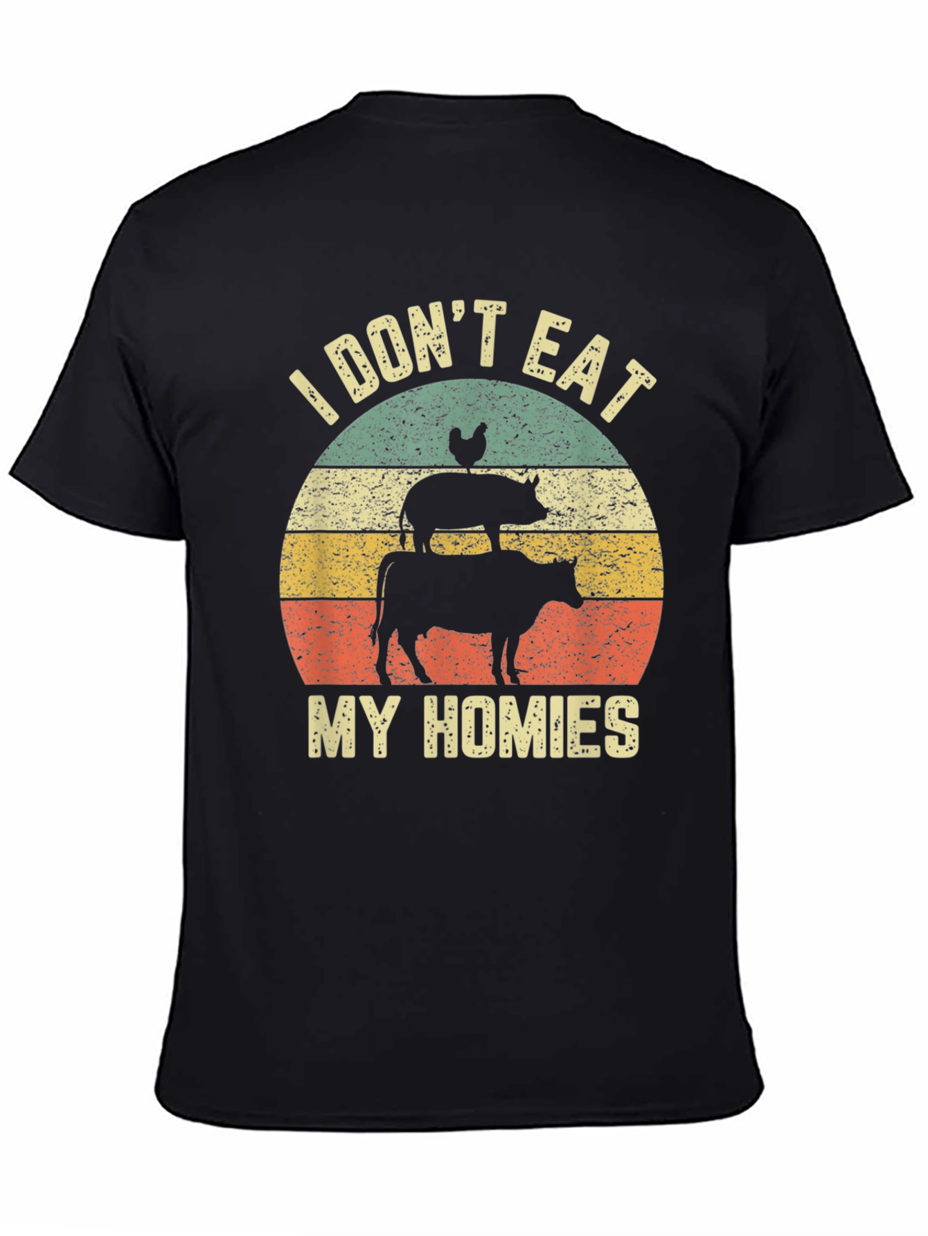 Vegan I Dont Eat My Homies Graphic Tee