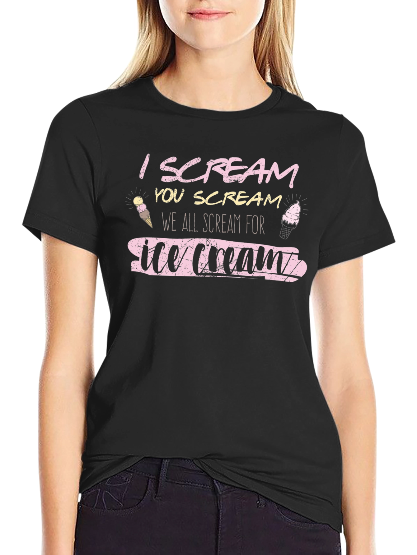 I Scream for Ice Cream Graphic Tee