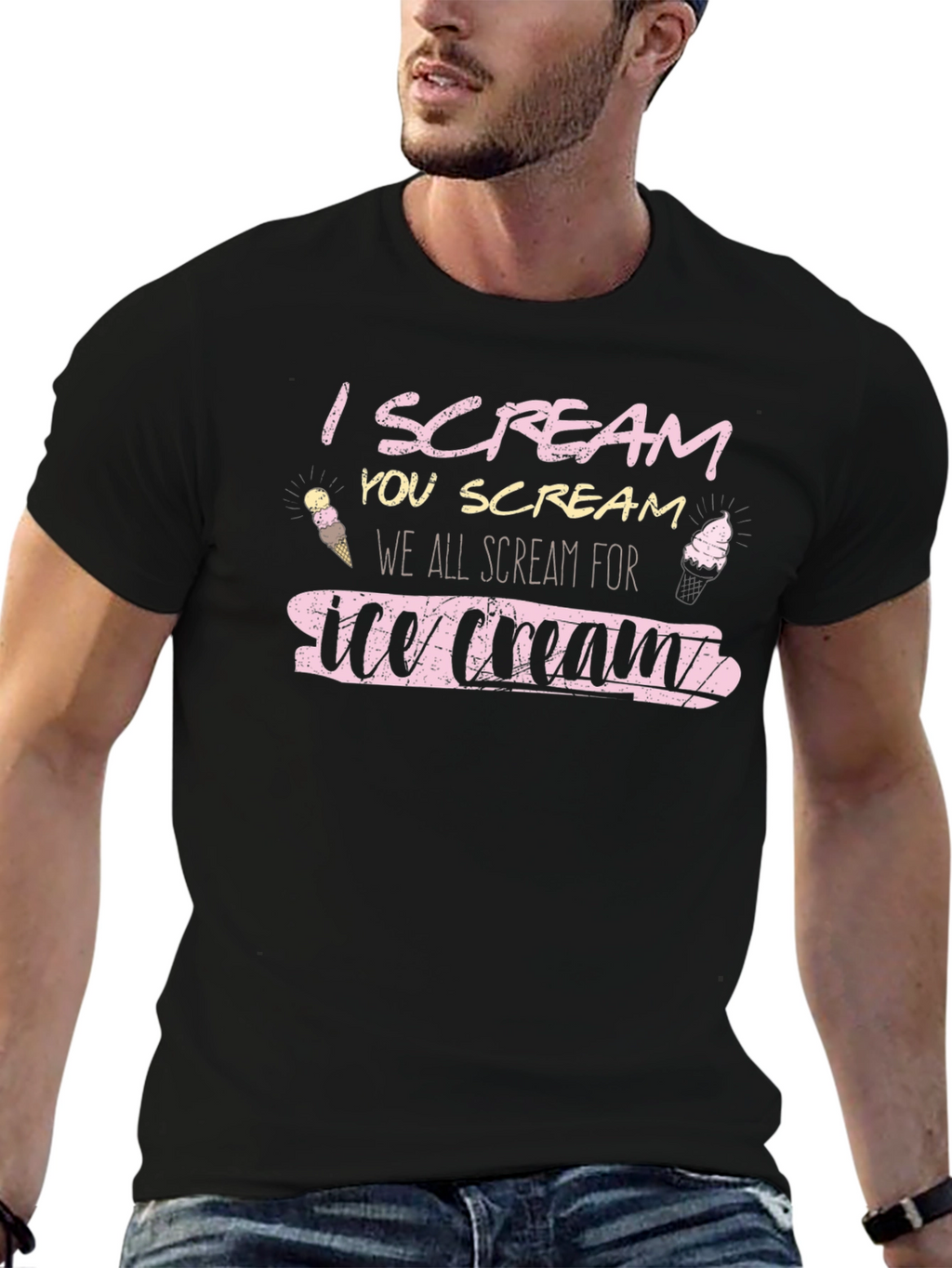 I Scream for Ice Cream Graphic Tee