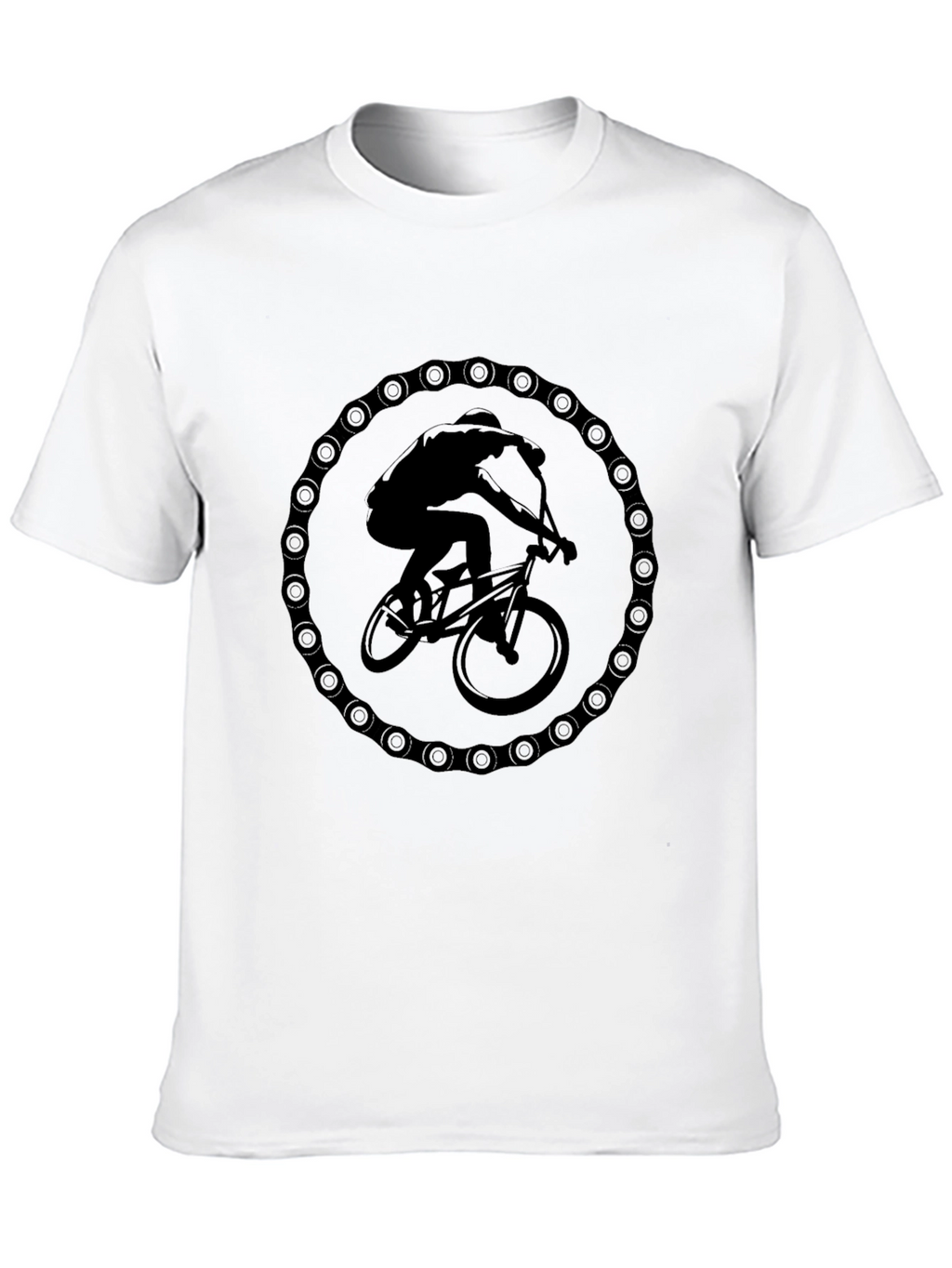 BMX Biker Chain T-Shirt - Ride in Style