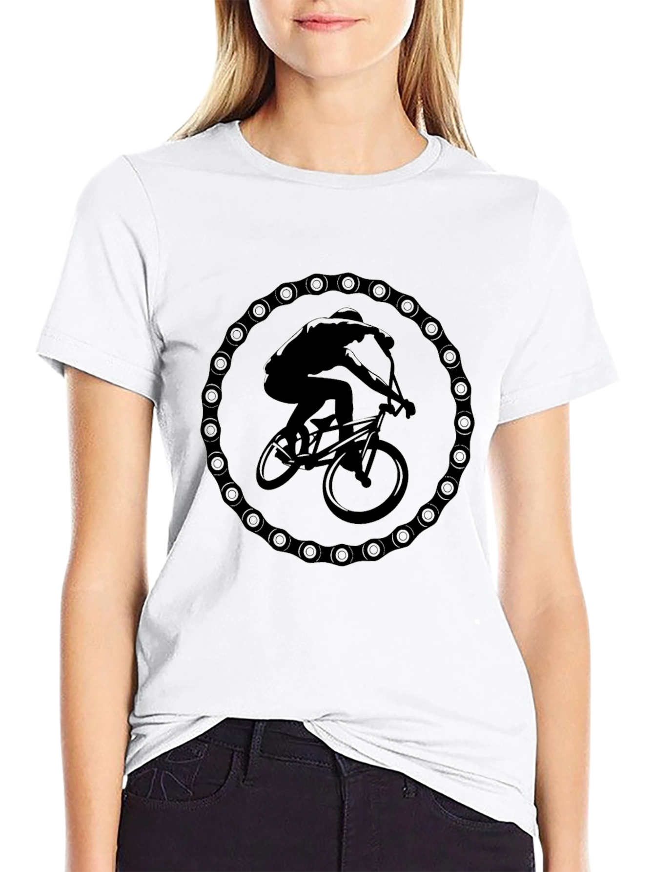 BMX Biker Chain T-Shirt - Ride in Style