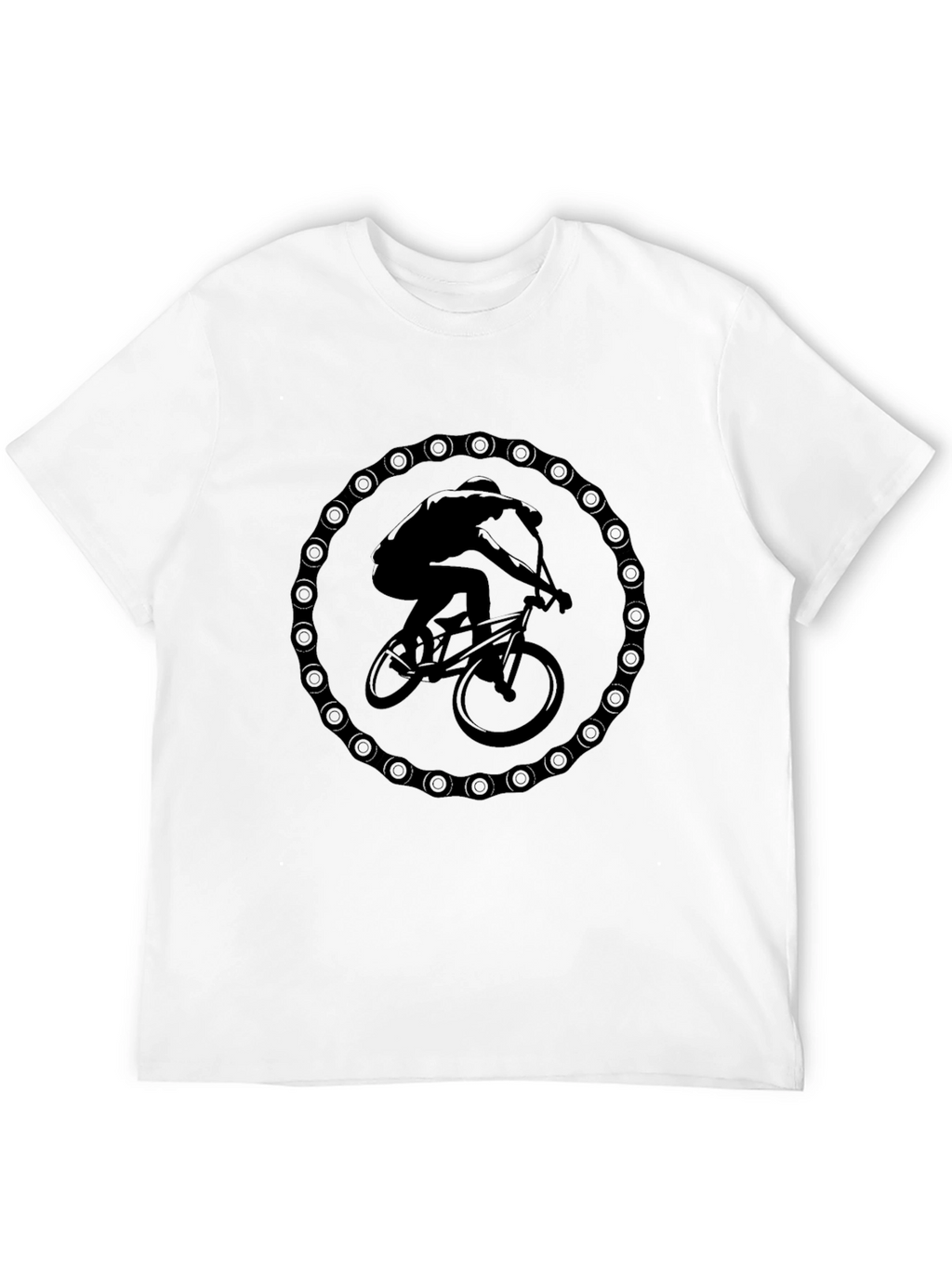 BMX Biker Chain T-Shirt - Ride in Style