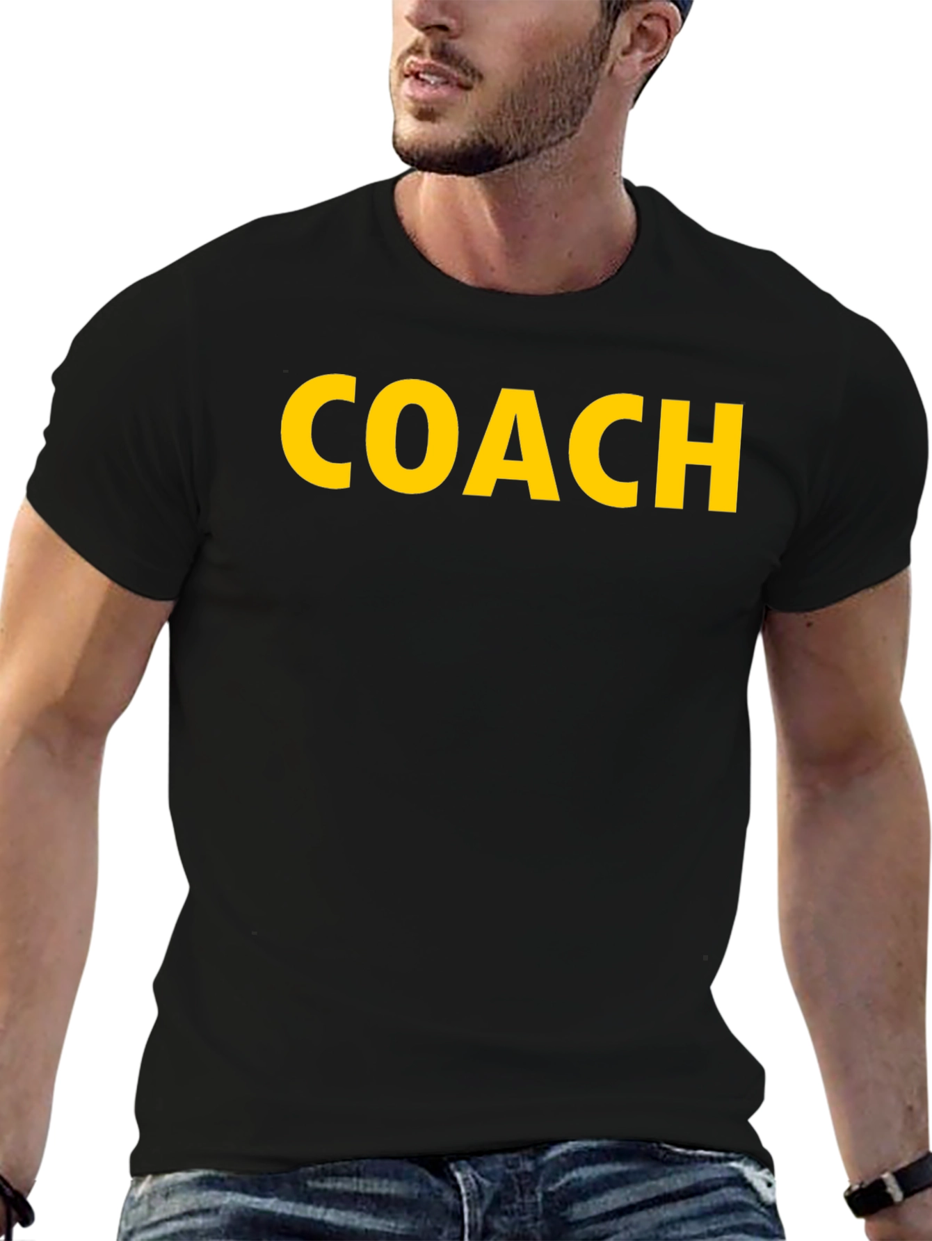 Coach T-Shirt - Black Crew Neck Tee