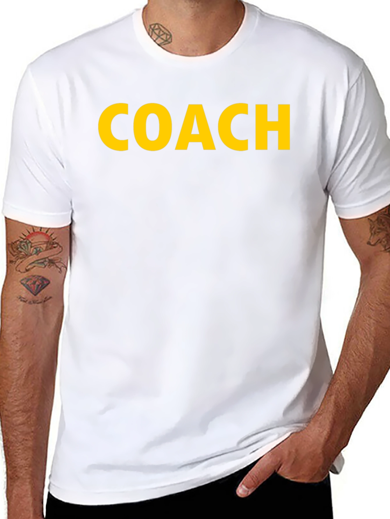 Coach T-Shirt - Black Crew Neck Tee