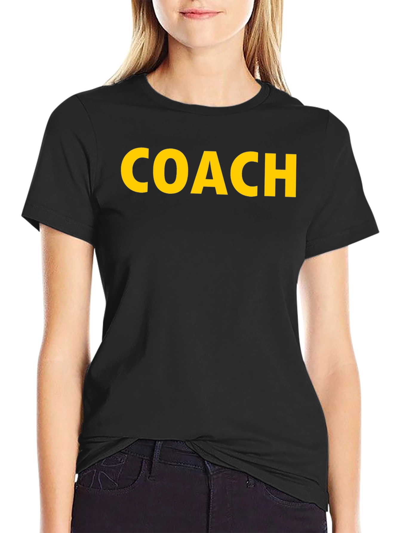Coach T-Shirt - Black Crew Neck Tee