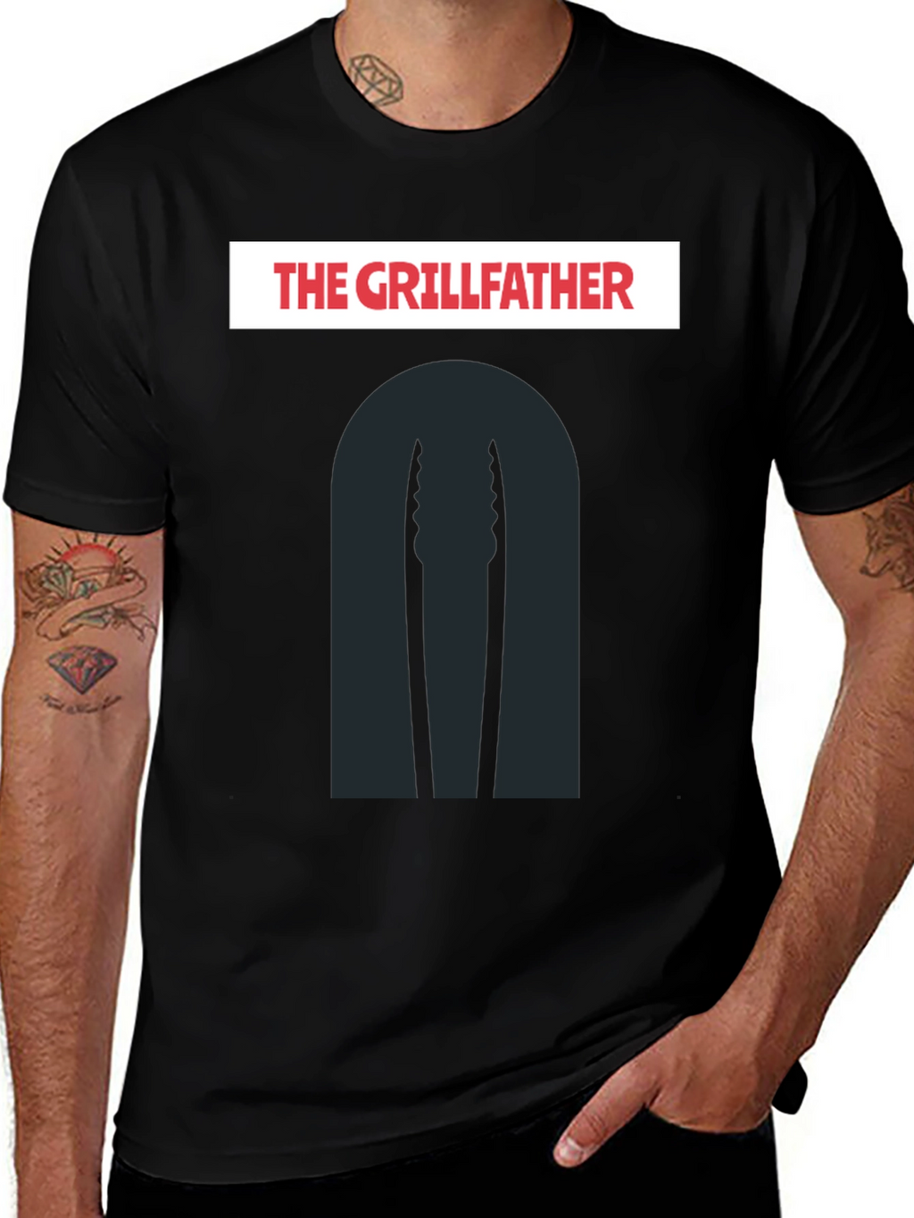 The Grillfather Funny Grilling T-Shirt