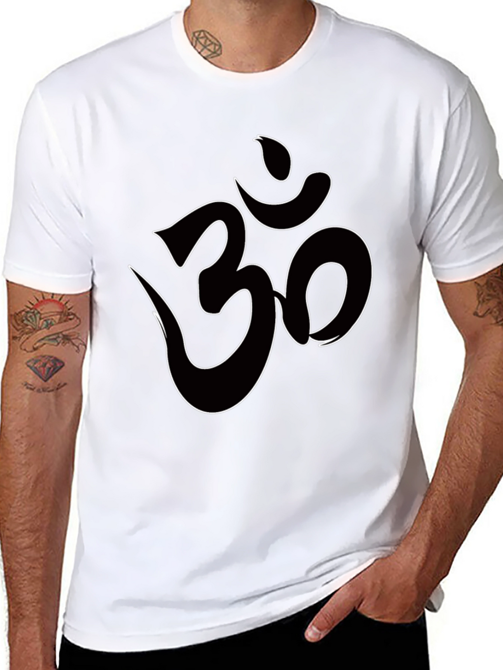 Om Symbol Graphic Tee - Yoga & Meditation Shirt