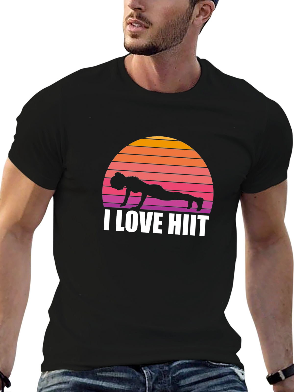I Love HIIT T-Shirt - High Intensity Workout Tee