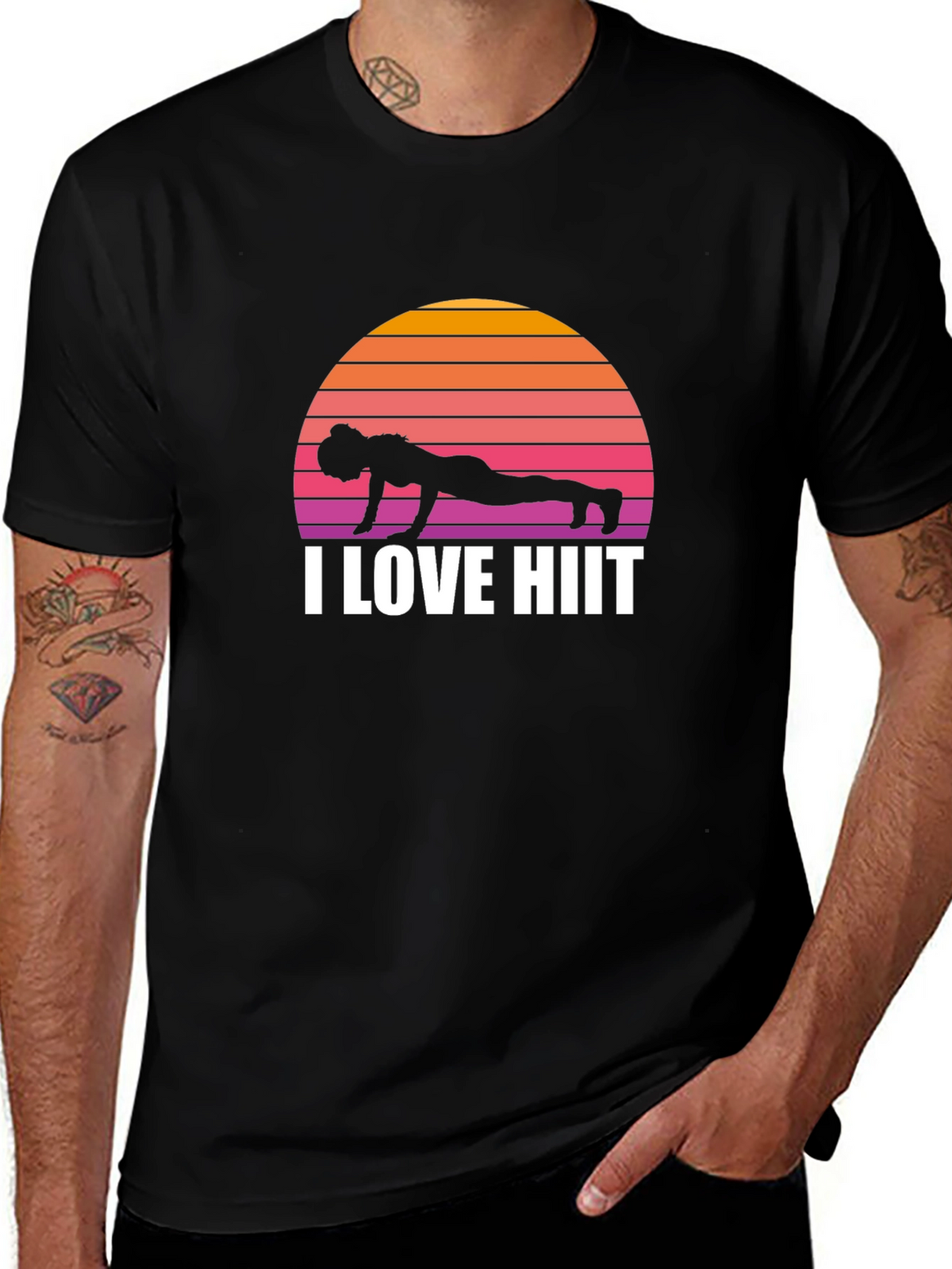 I Love HIIT T-Shirt - High Intensity Workout Tee