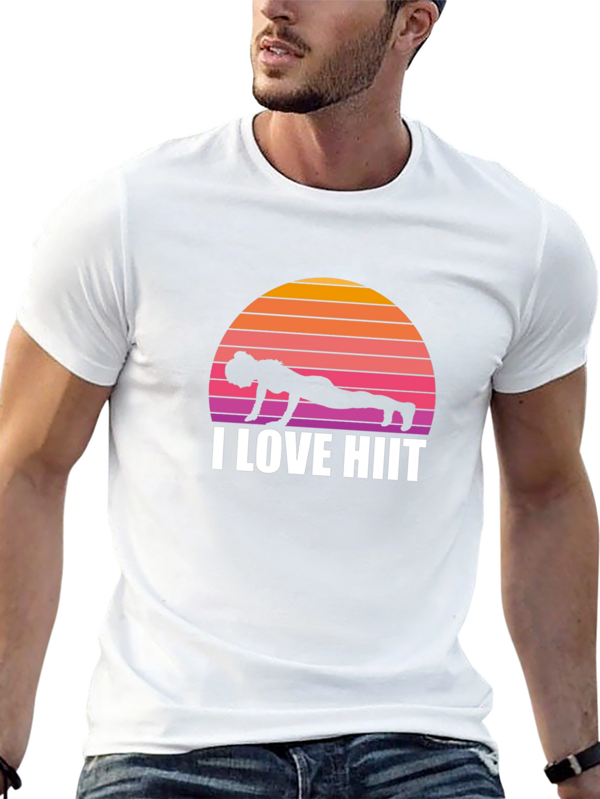 I Love HIIT T-Shirt - High Intensity Workout Tee