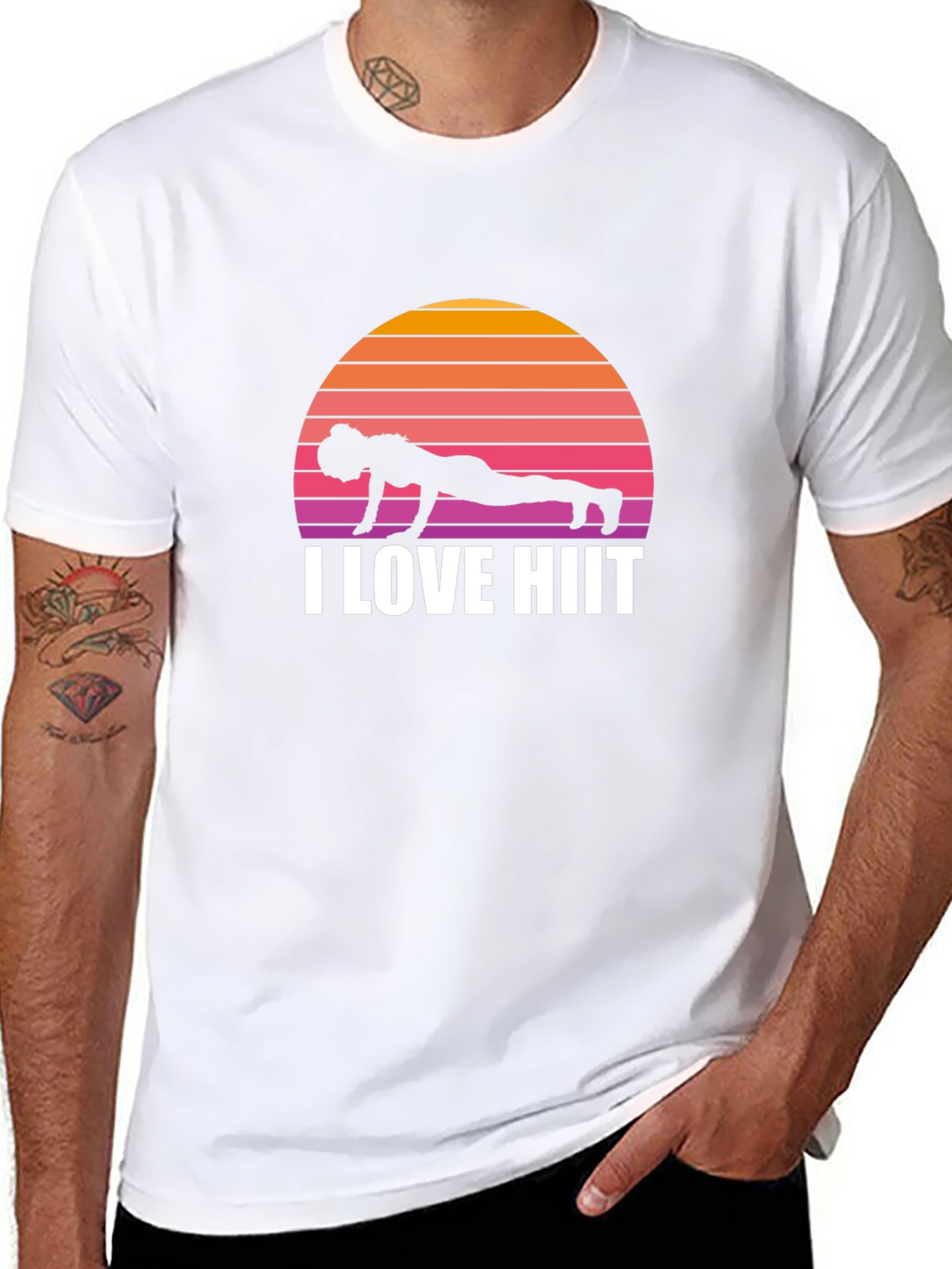I Love HIIT T-Shirt - High Intensity Workout Tee