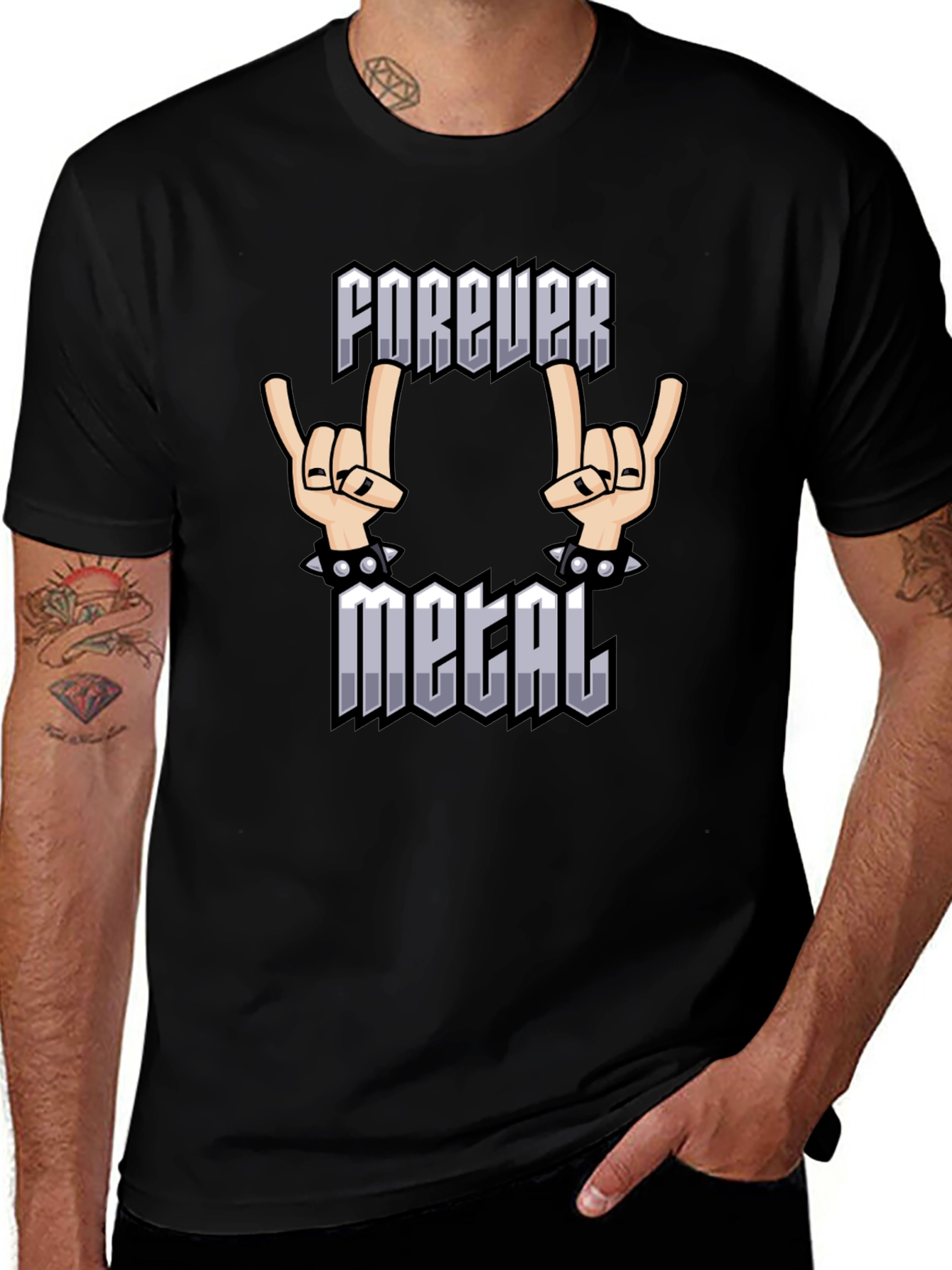 Forever Metal Graphic Tee - Rock On!