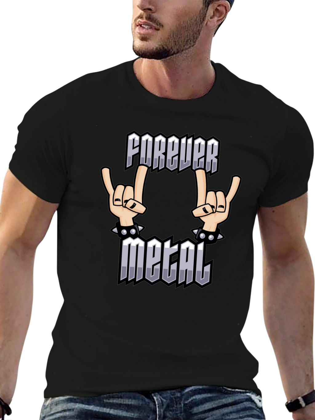 Forever Metal Graphic Tee - Rock On!