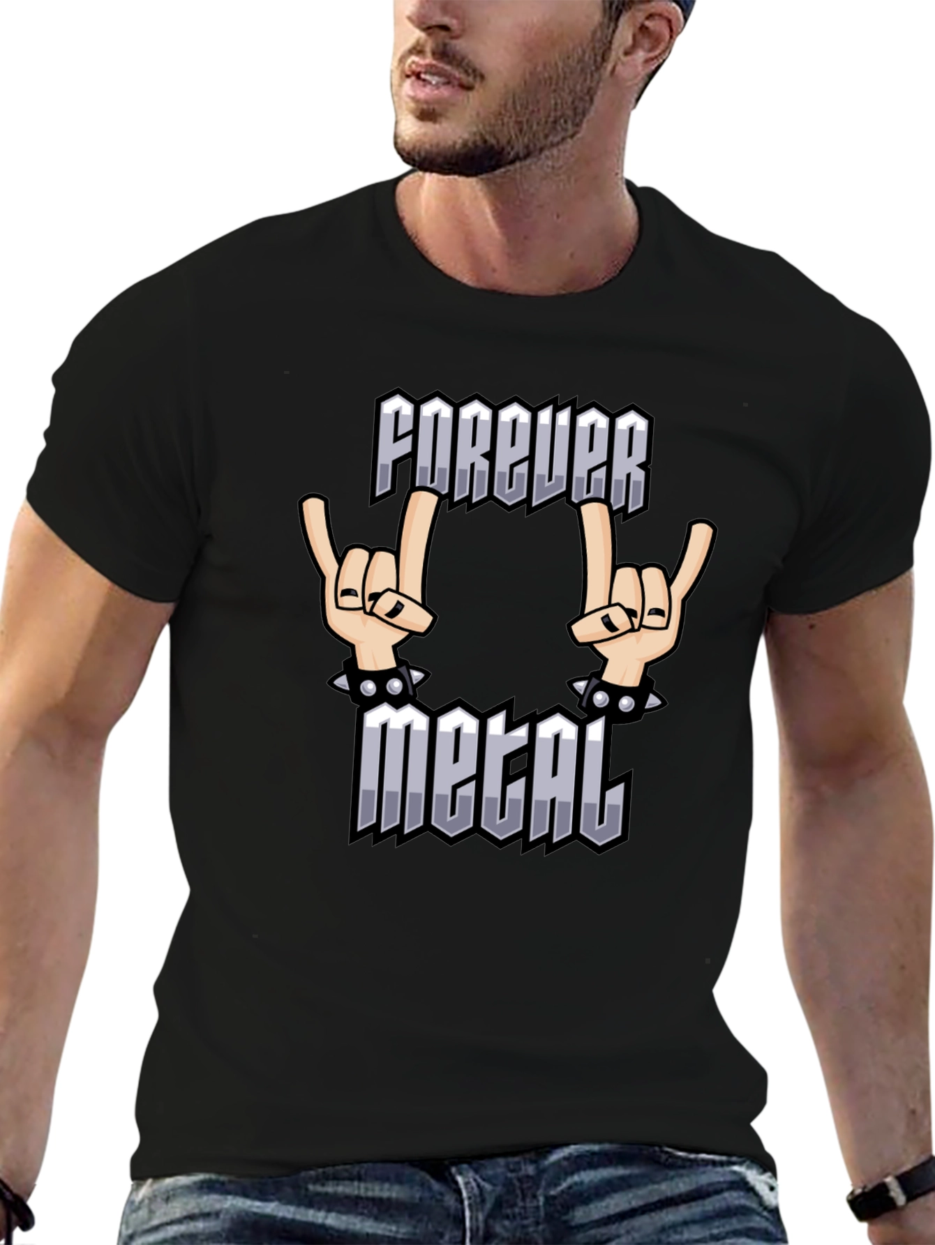 Forever Metal Graphic Tee - Rock On!
